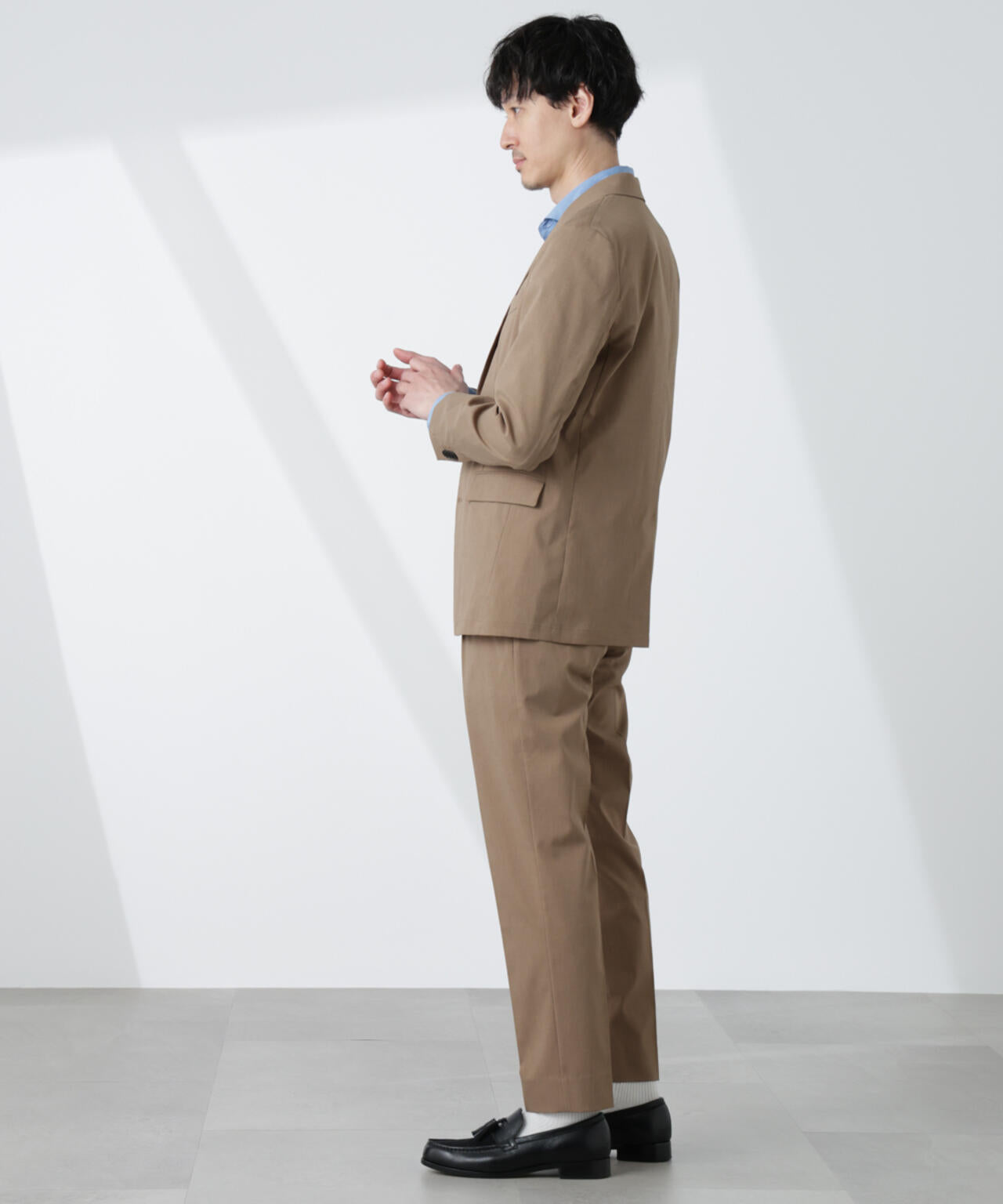 ｢Damerino｣TEXBRID(R)×ECOBLUEトロストレッチセットアップ 6685118206