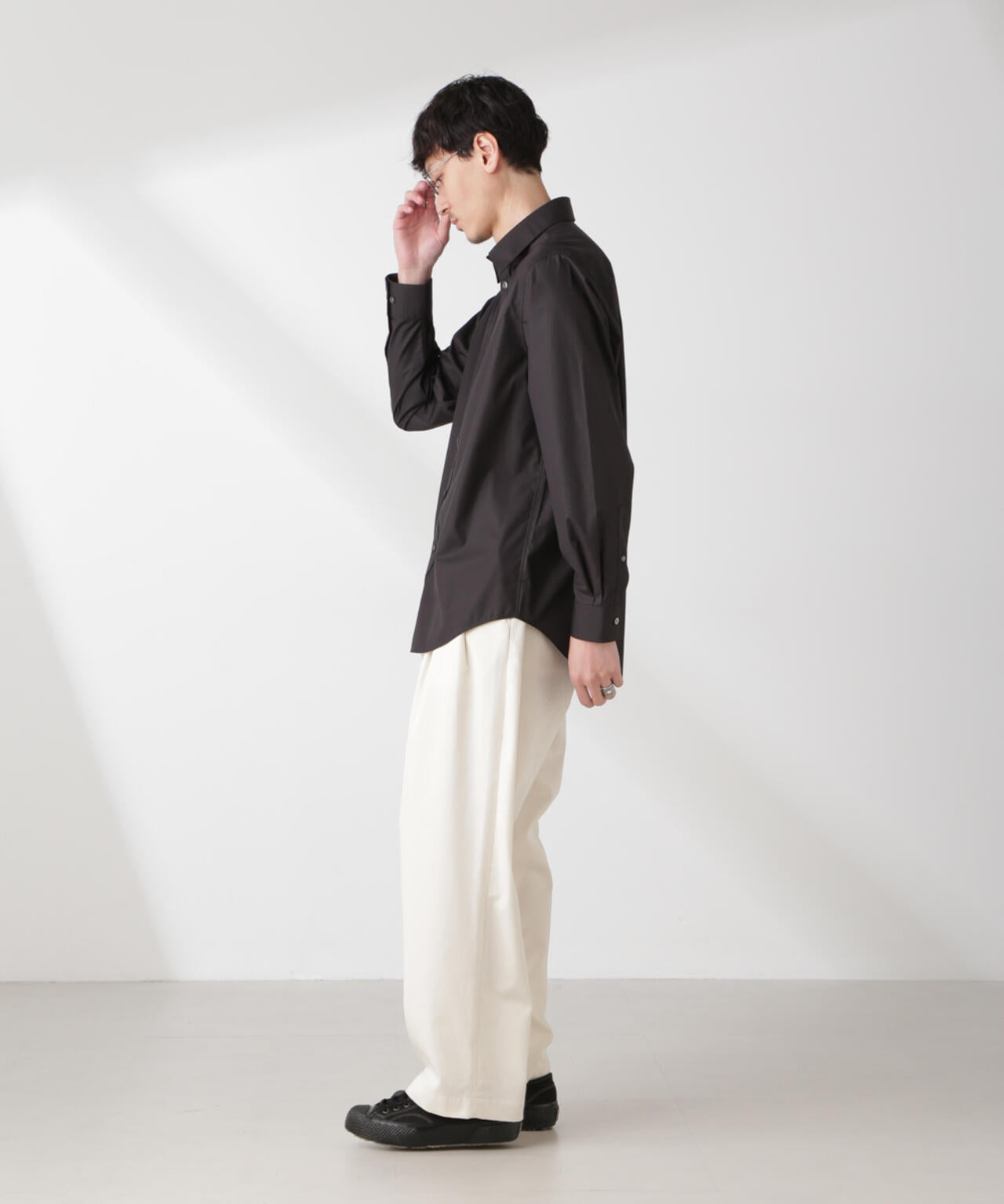 ESTENEIGE(R) レギュラーカラーシャツ 長袖/接触冷感 6685120225