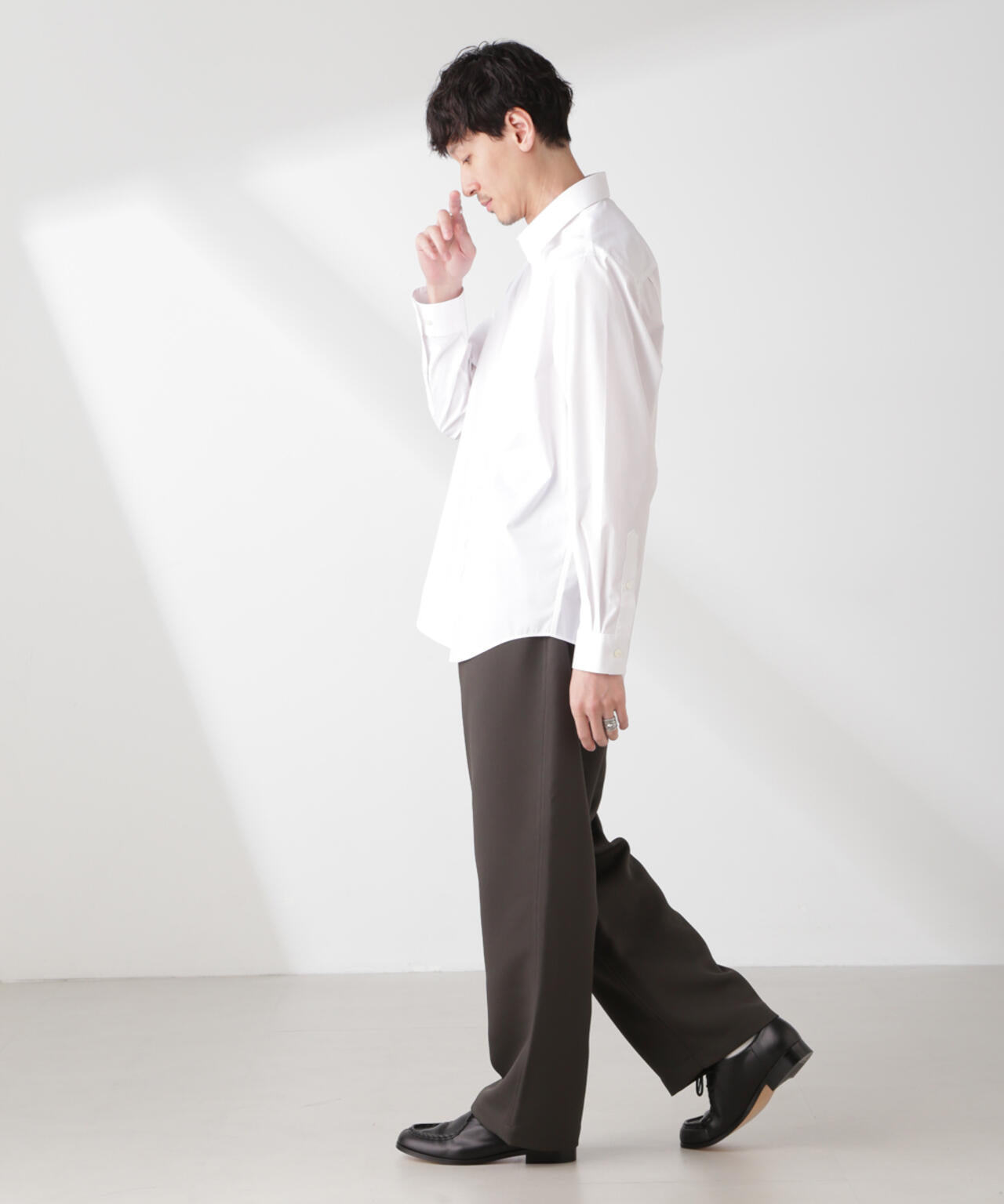 ESTENEIGE(R) レギュラーカラーシャツ 長袖/接触冷感 6685120225