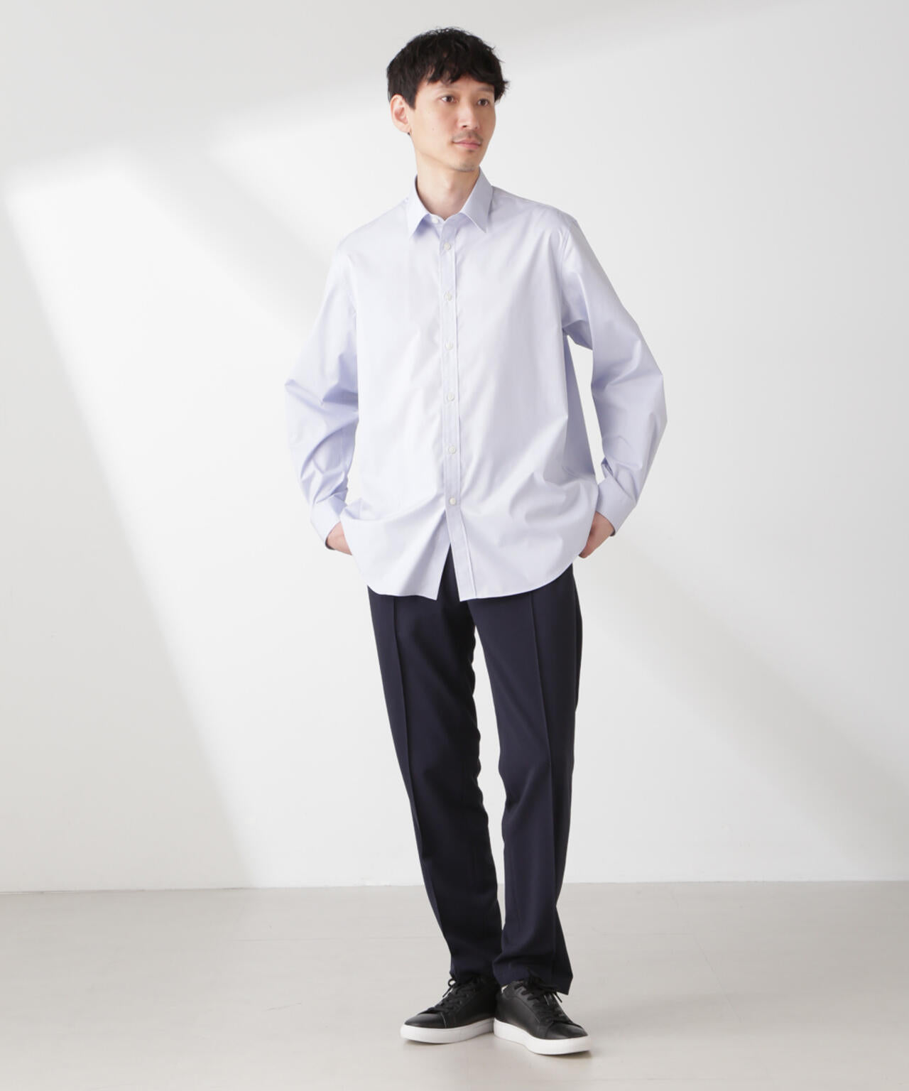 ESTENEIGE(R) レギュラーカラーシャツ 長袖/接触冷感 6685120225