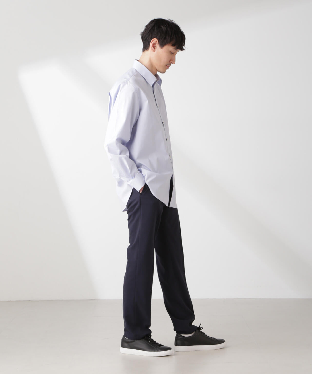 ESTENEIGE(R) レギュラーカラーシャツ 長袖/接触冷感 6685120225