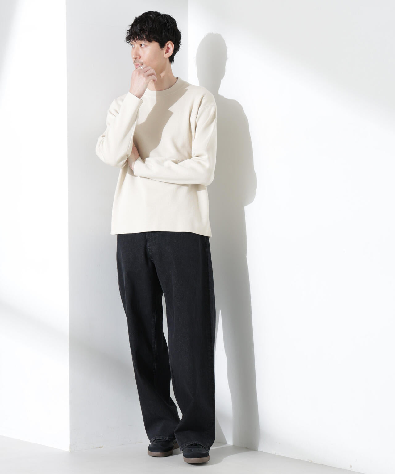 14ゲージミラノリブ ジャケTEE 長袖 （手洗い可能） 6685122211