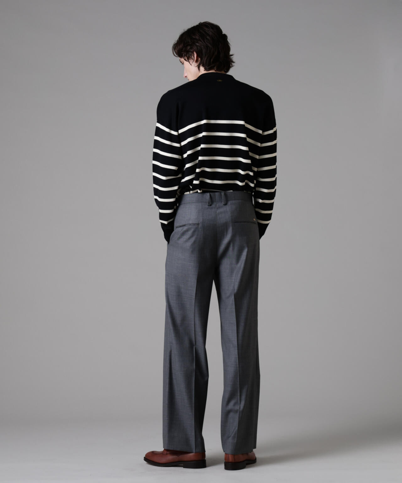 ｢ASSEMBLANC｣シルクブレンドヤーンバスクスキッパー 6685122212