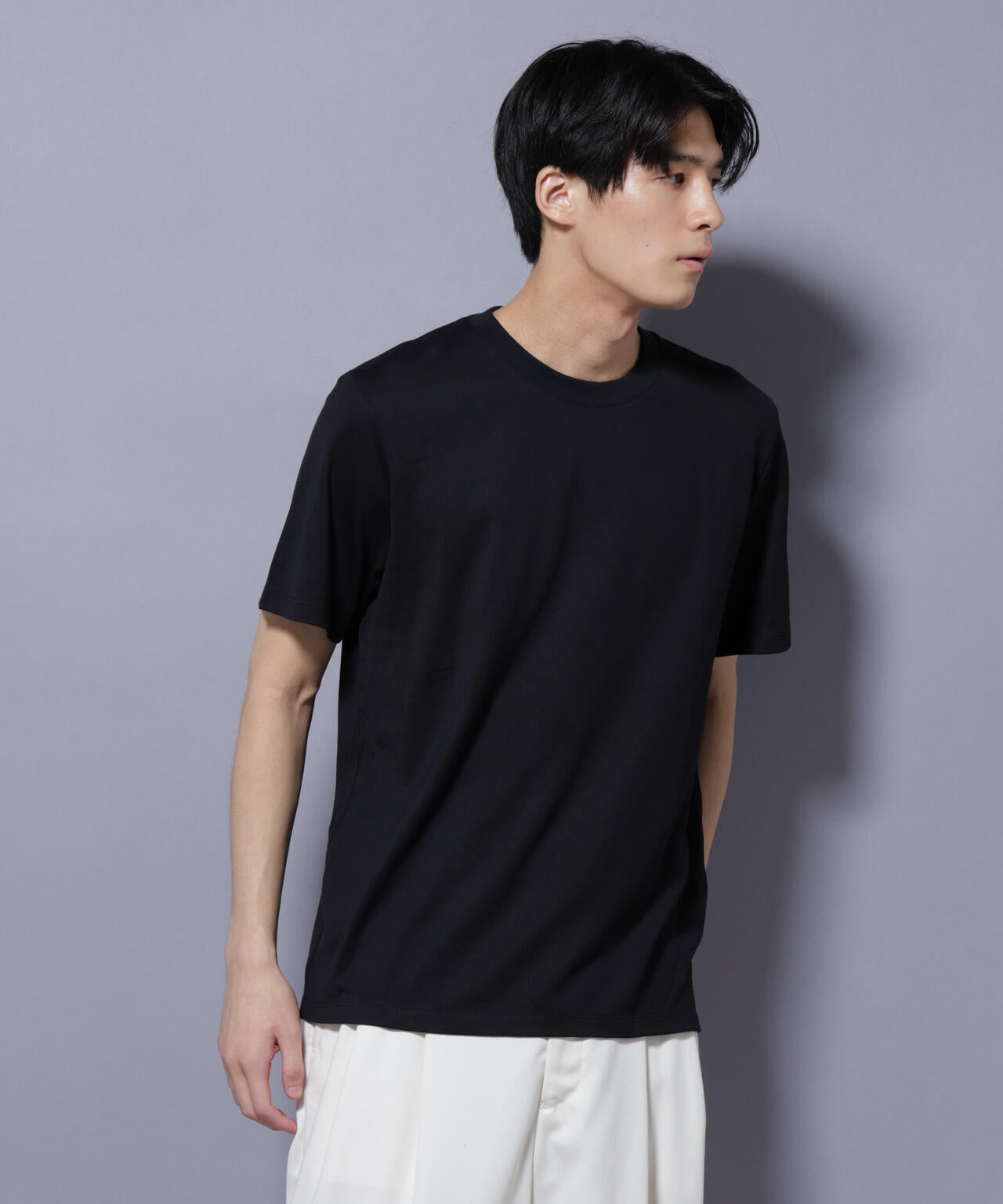 Anti Soaked(R) 汗染み防止 クルーネック レギュラーシルエットTシャツ 6685124202