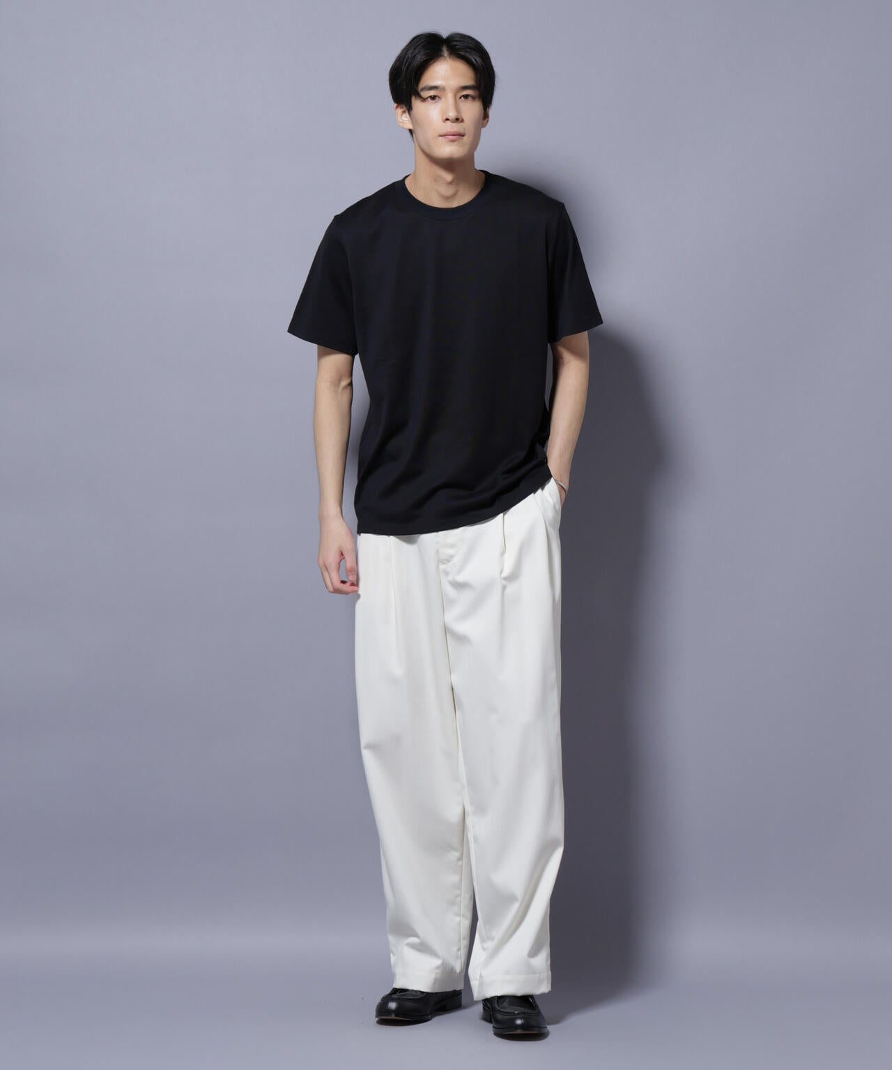 Anti Soaked(R) 汗染み防止 クルーネック レギュラーシルエットTシャツ 6685124202