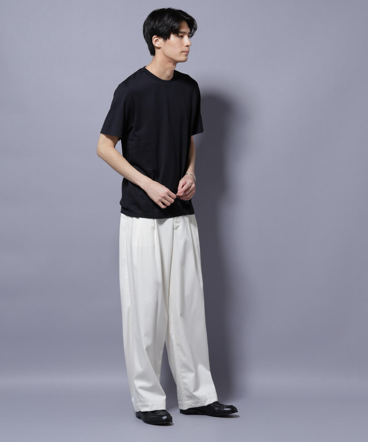 Anti Soaked(R) 汗染み防止 クルーネック レギュラーシルエットTシャツ 6685124202