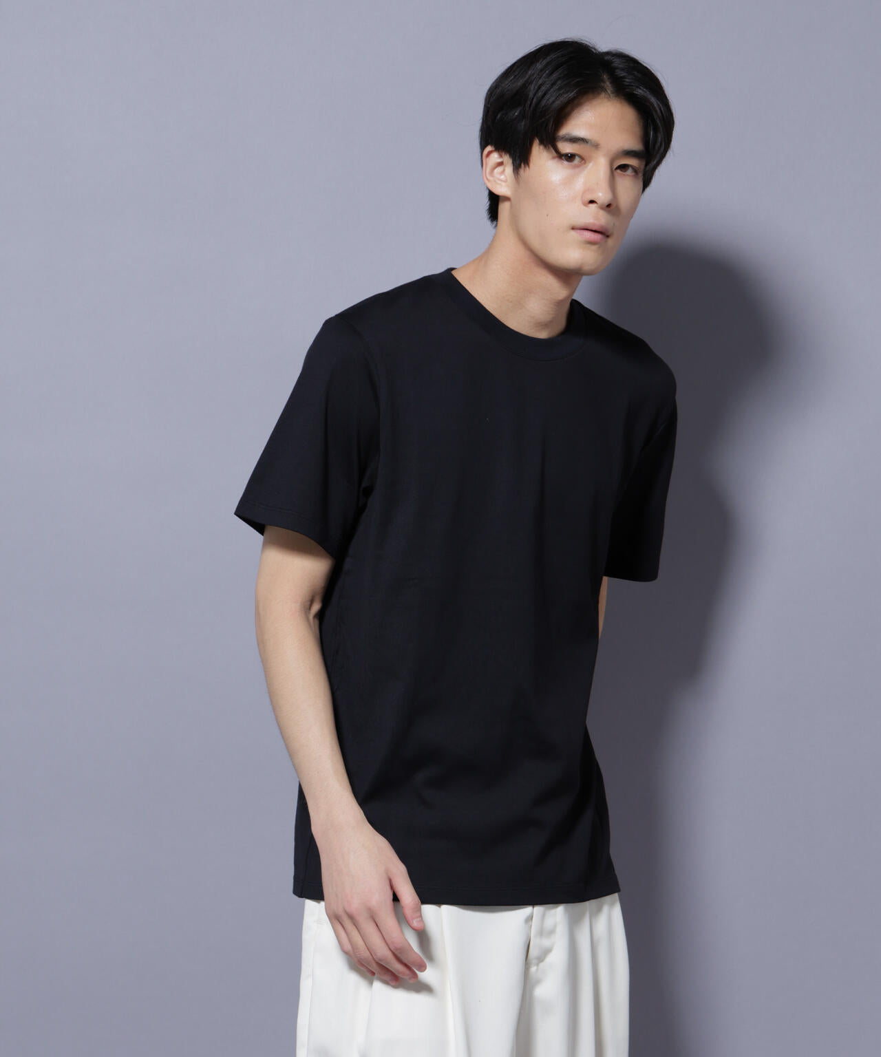 Anti Soaked(R) 汗染み防止 クルーネック レギュラーシルエットTシャツ 6685124202