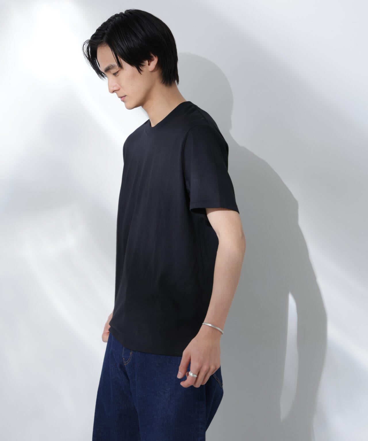Anti Soaked(R) 汗染み防止 クルーネック レギュラーシルエットTシャツ 6685124202