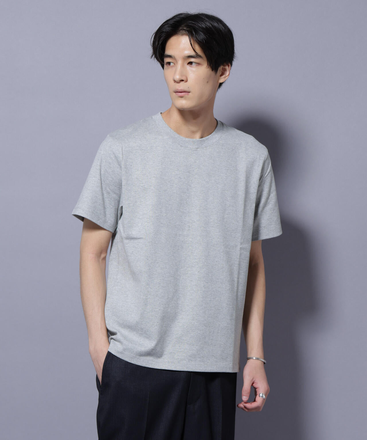 Anti Soaked(R) 汗染み防止 クルーネック レギュラーシルエットTシャツ 6685124202