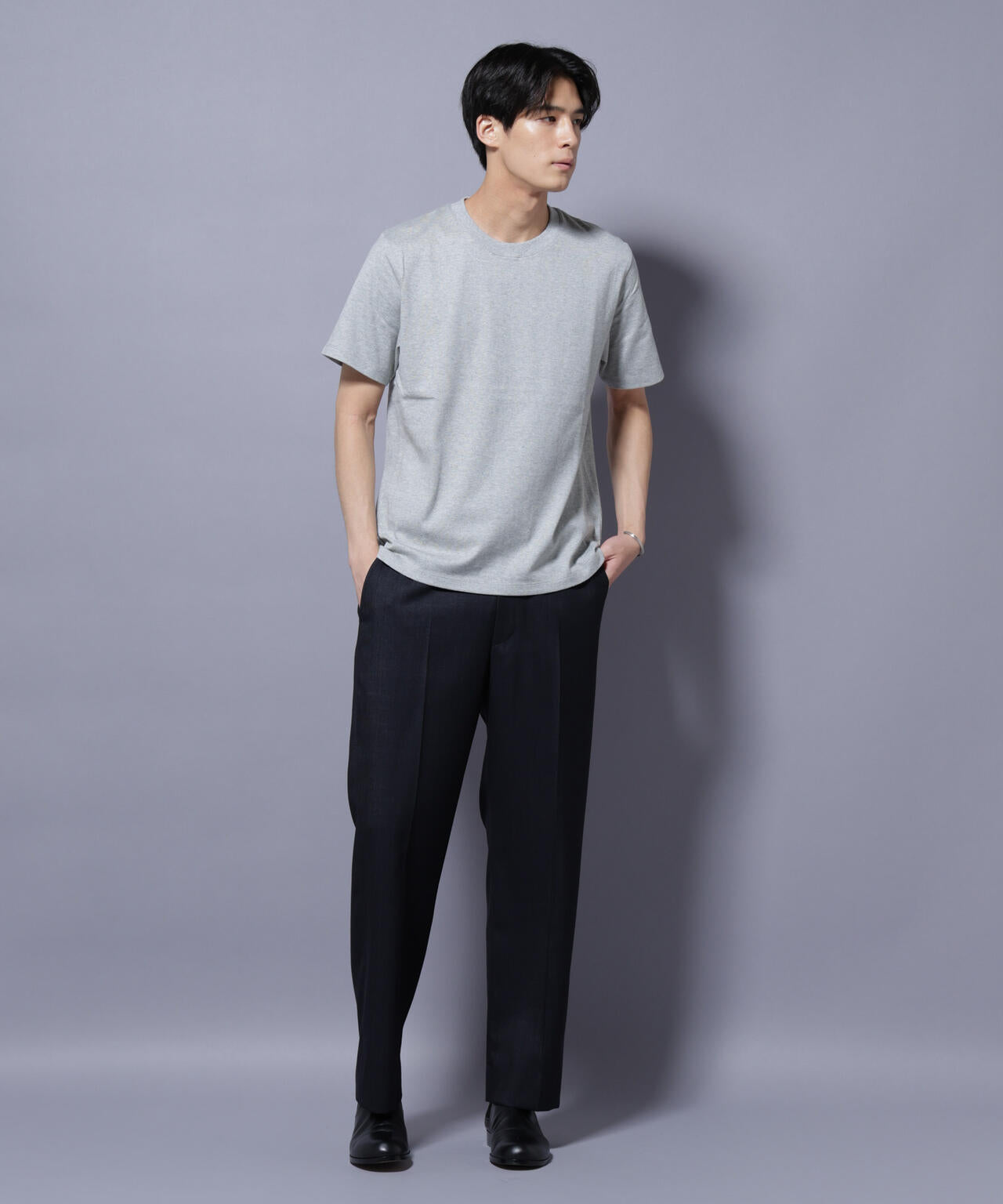 Anti Soaked(R) 汗染み防止 クルーネック レギュラーシルエットTシャツ 6685124202