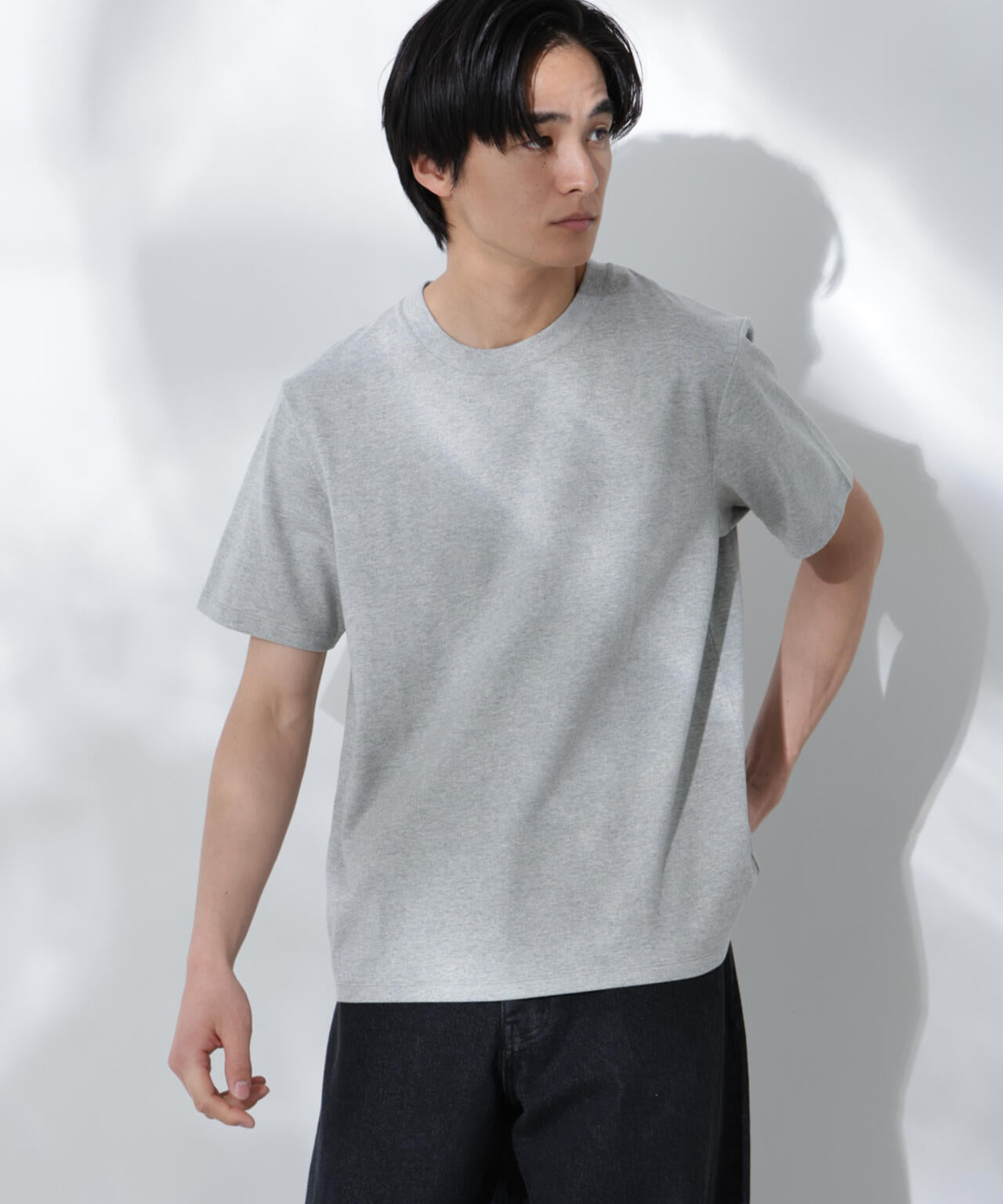 Anti Soaked(R) 汗染み防止 クルーネック レギュラーシルエットTシャツ 6685124202