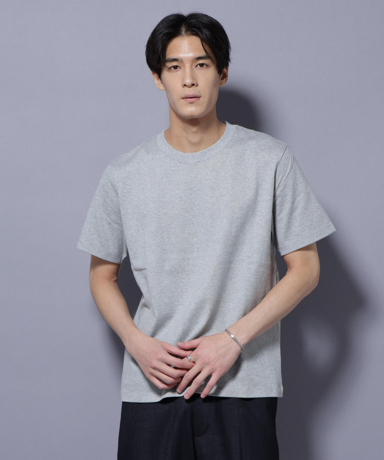 Anti Soaked(R) 汗染み防止 クルーネック レギュラーシルエットTシャツ 6685124202