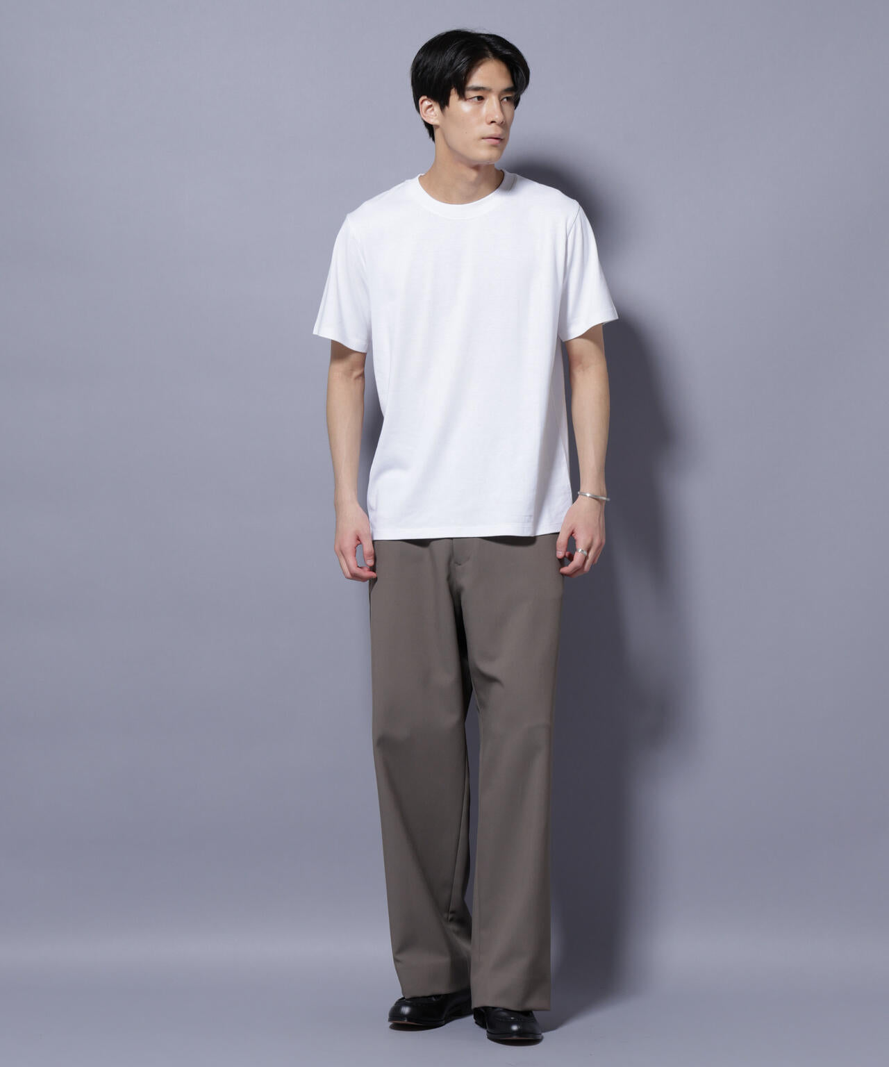Anti Soaked(R) 汗染み防止 クルーネック レギュラーシルエットTシャツ 6685124202