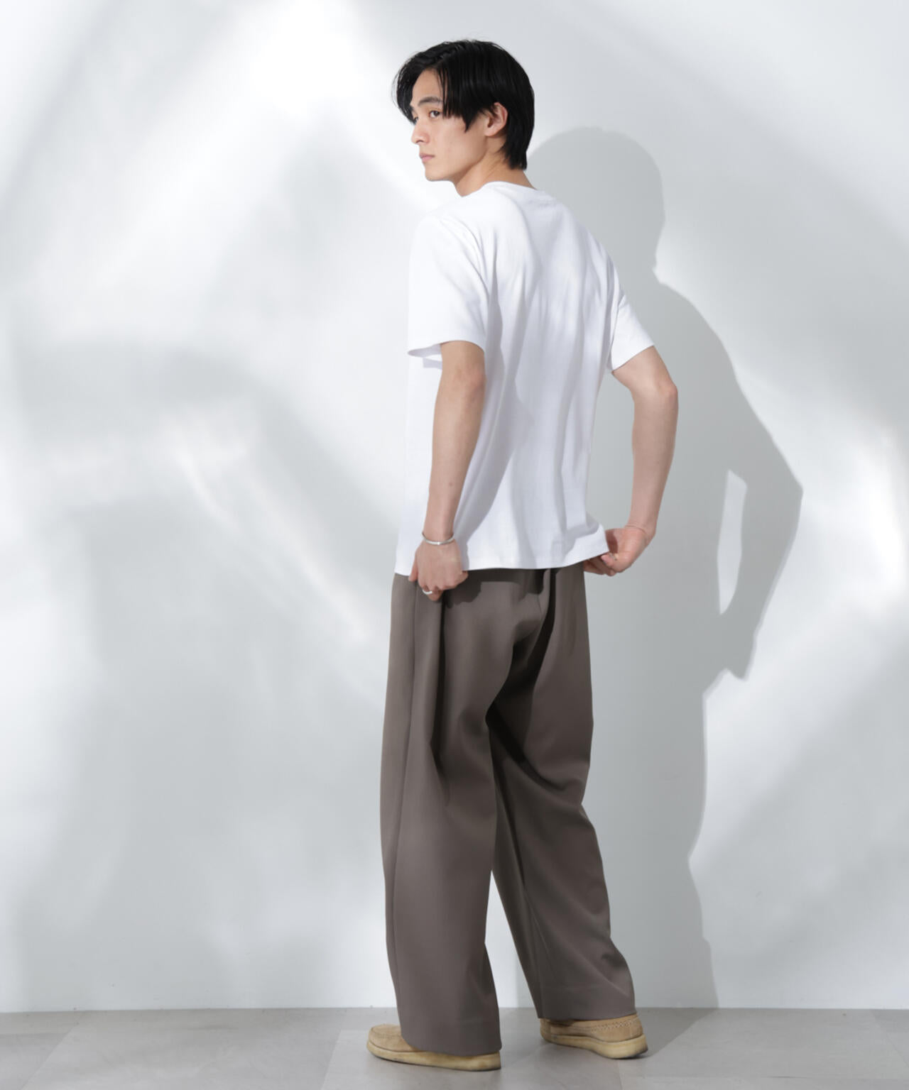 Anti Soaked(R) 汗染み防止 クルーネック レギュラーシルエットTシャツ 6685124202