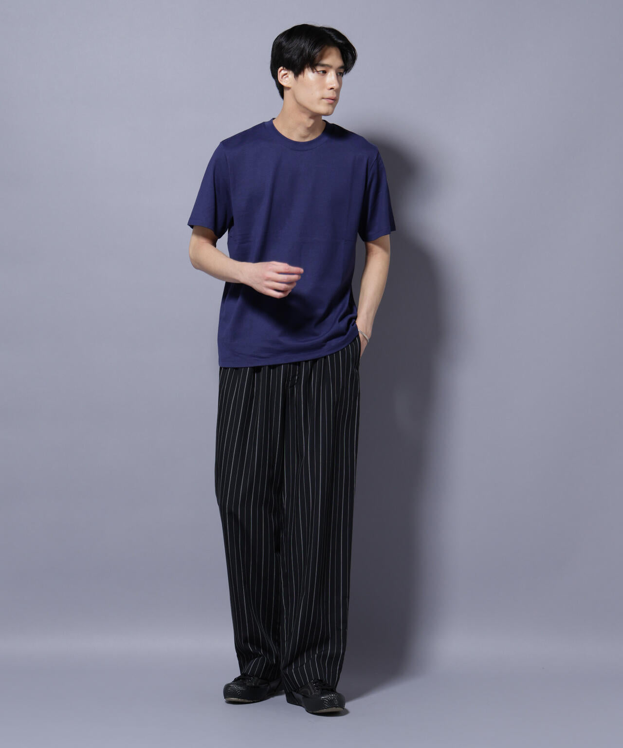 Anti Soaked(R) 汗染み防止 クルーネック レギュラーシルエットTシャツ 6685124202