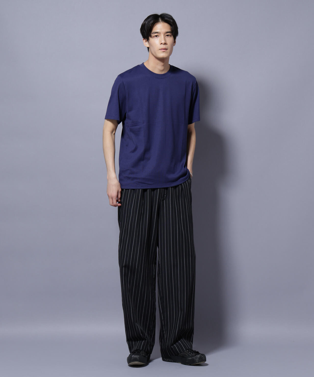 Anti Soaked(R) 汗染み防止 クルーネック レギュラーシルエットTシャツ 6685124202