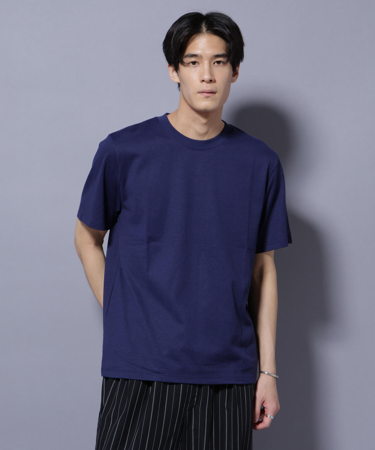 Anti Soaked(R) 汗染み防止 クルーネック レギュラーシルエットTシャツ 6685124202