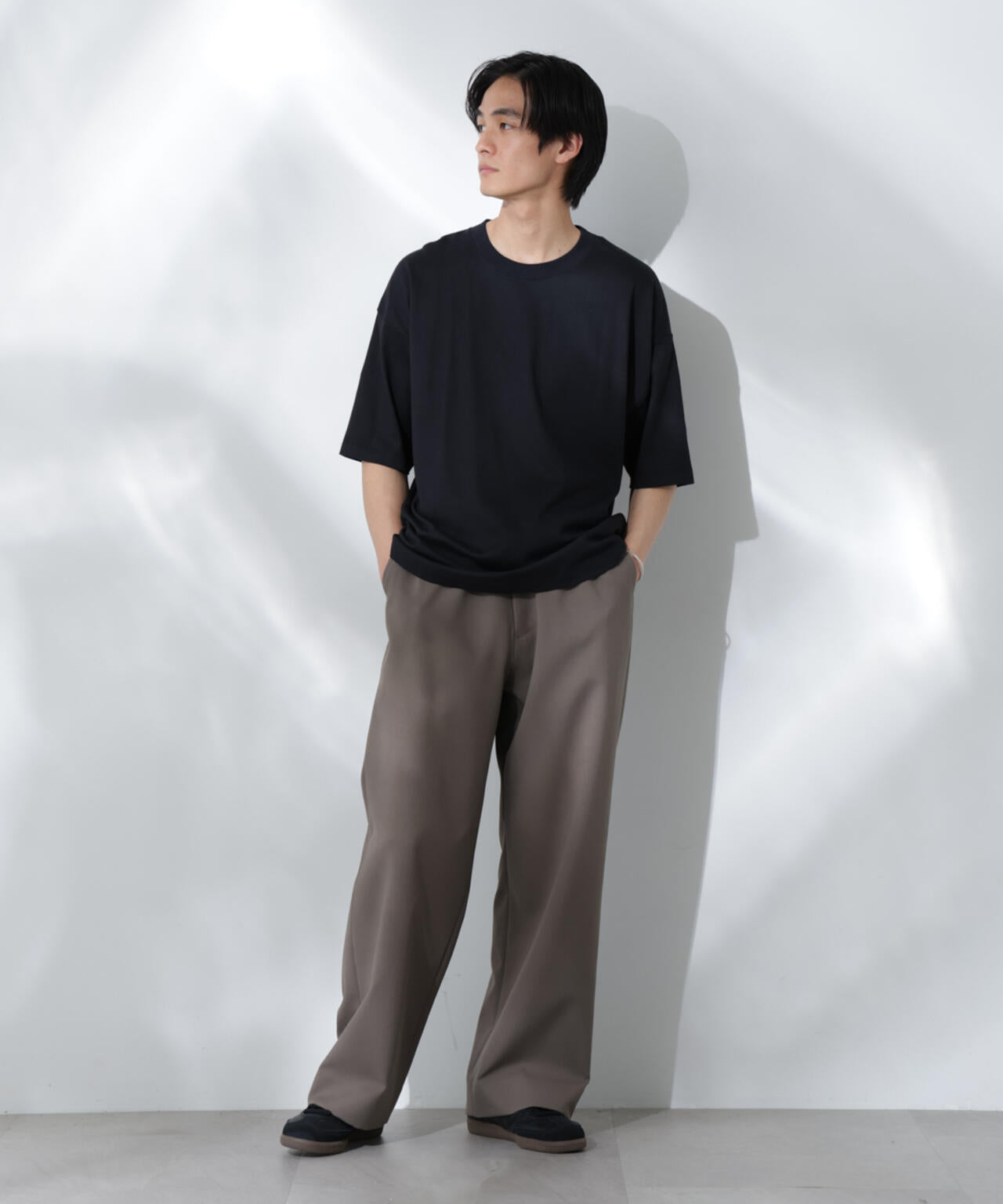 Anti Soaked(R)  汗染み防止 クルーネック ビッグシルエットTシャツ 6685124203