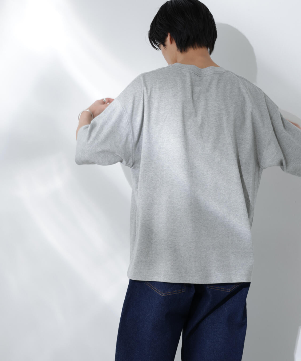Anti Soaked(R)  汗染み防止 クルーネック ビッグシルエットTシャツ 6685124203