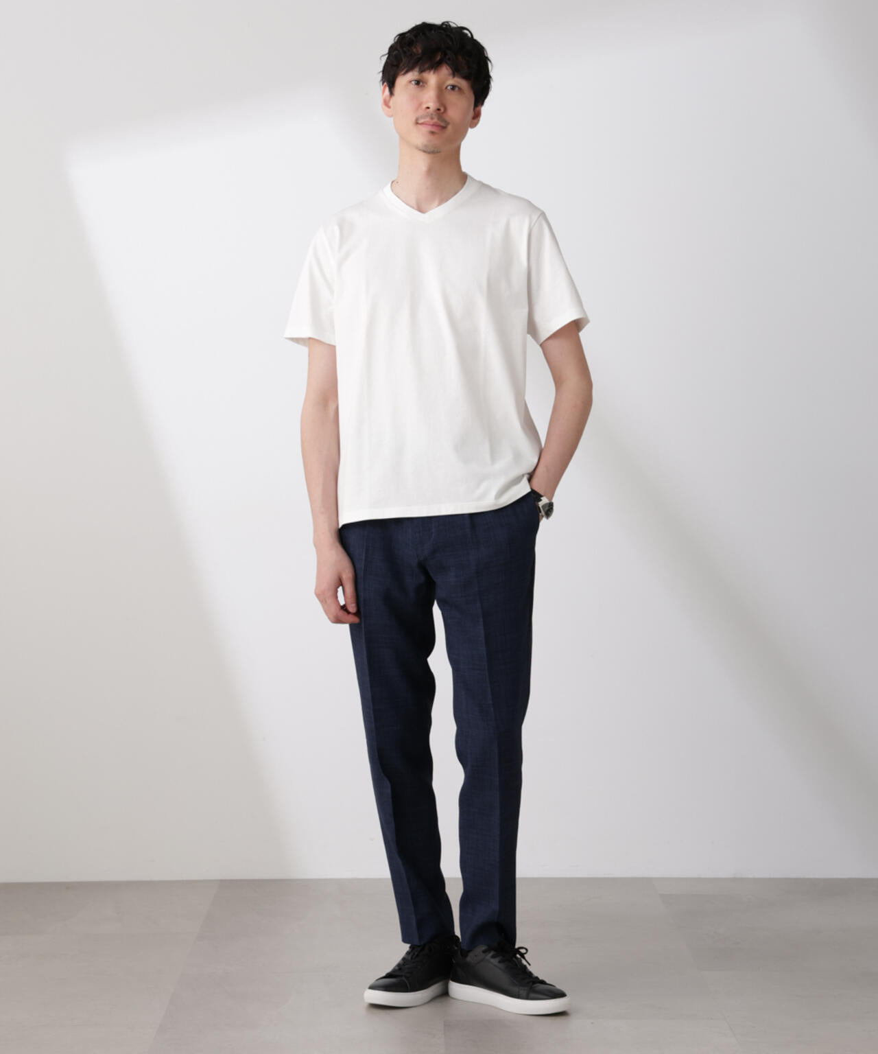 WEB限定/ジャケT(R) Vネック 半袖 6685124229