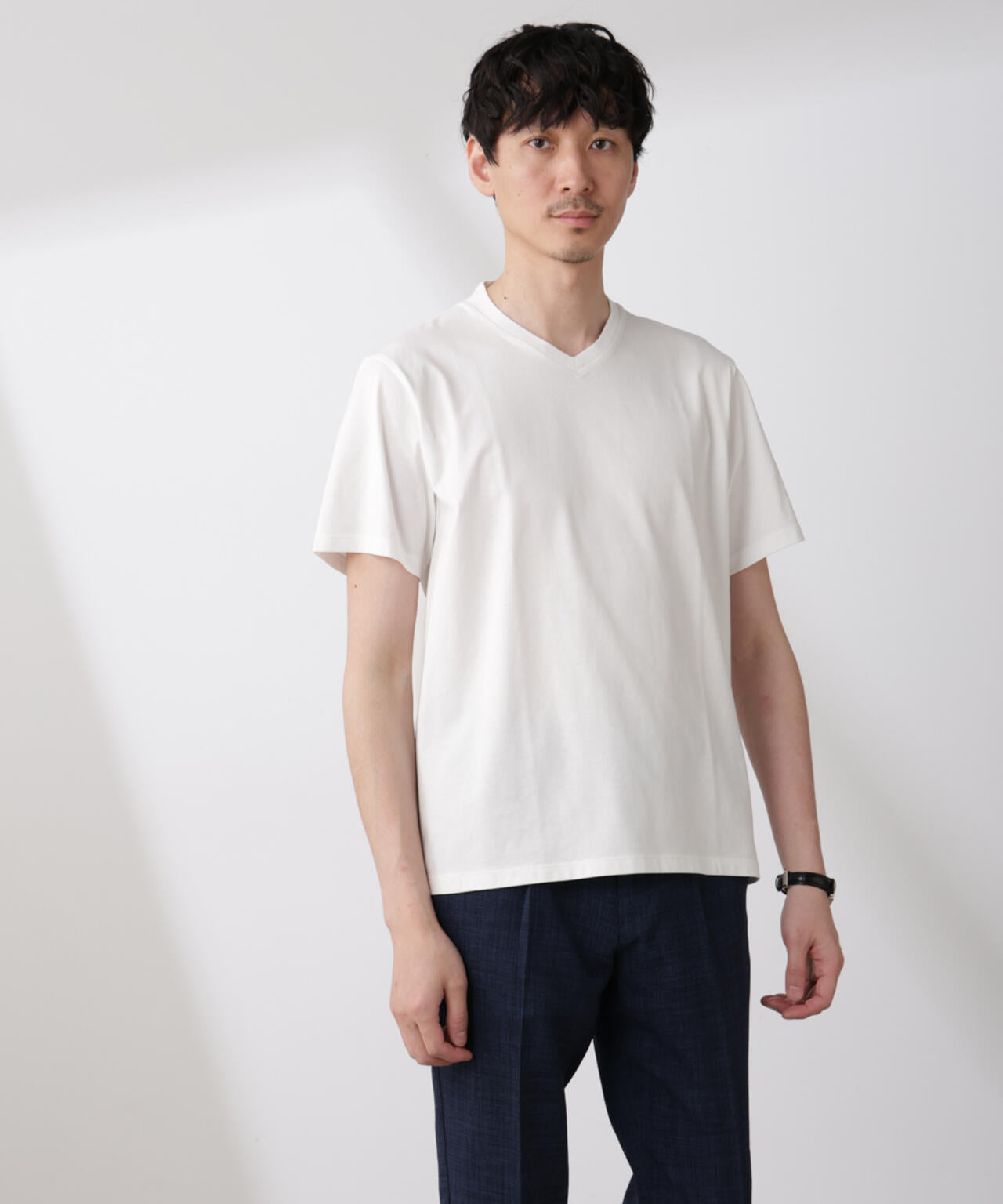 WEB限定/ジャケT(R) Vネック 半袖 6685124229