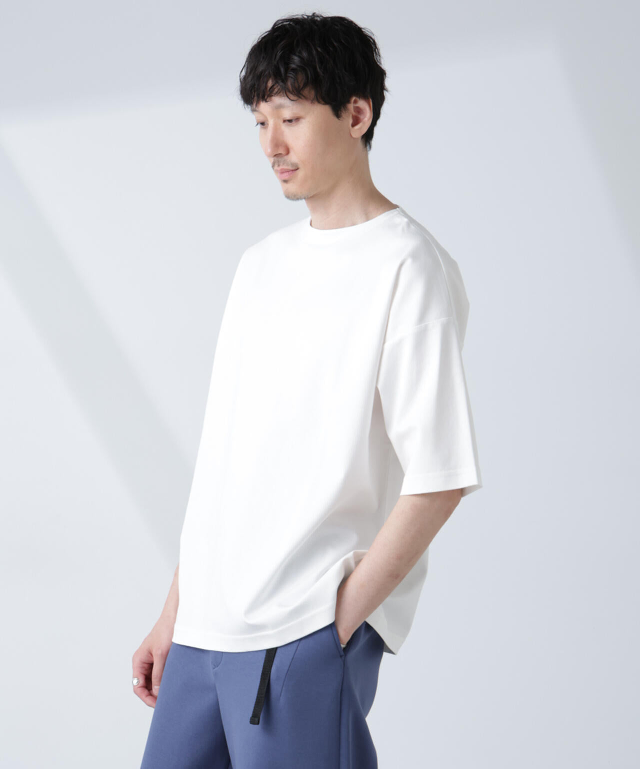 「NJ/CLUB」モクロディ ボートネック ビッグＴシャツ 6685124234