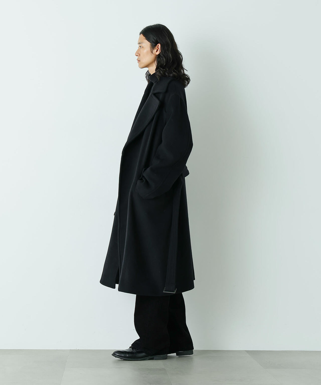 「HOTEL PALACE」ウールカシミヤ ロングコート 6685211210