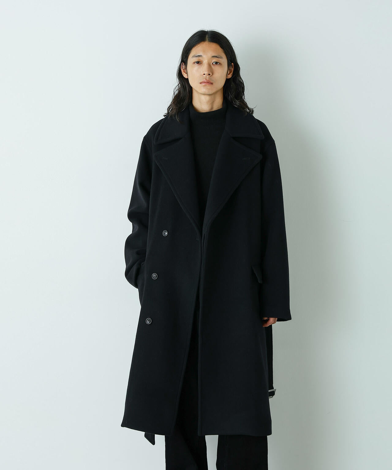「HOTEL PALACE」ウールカシミヤ ロングコート 6685211210