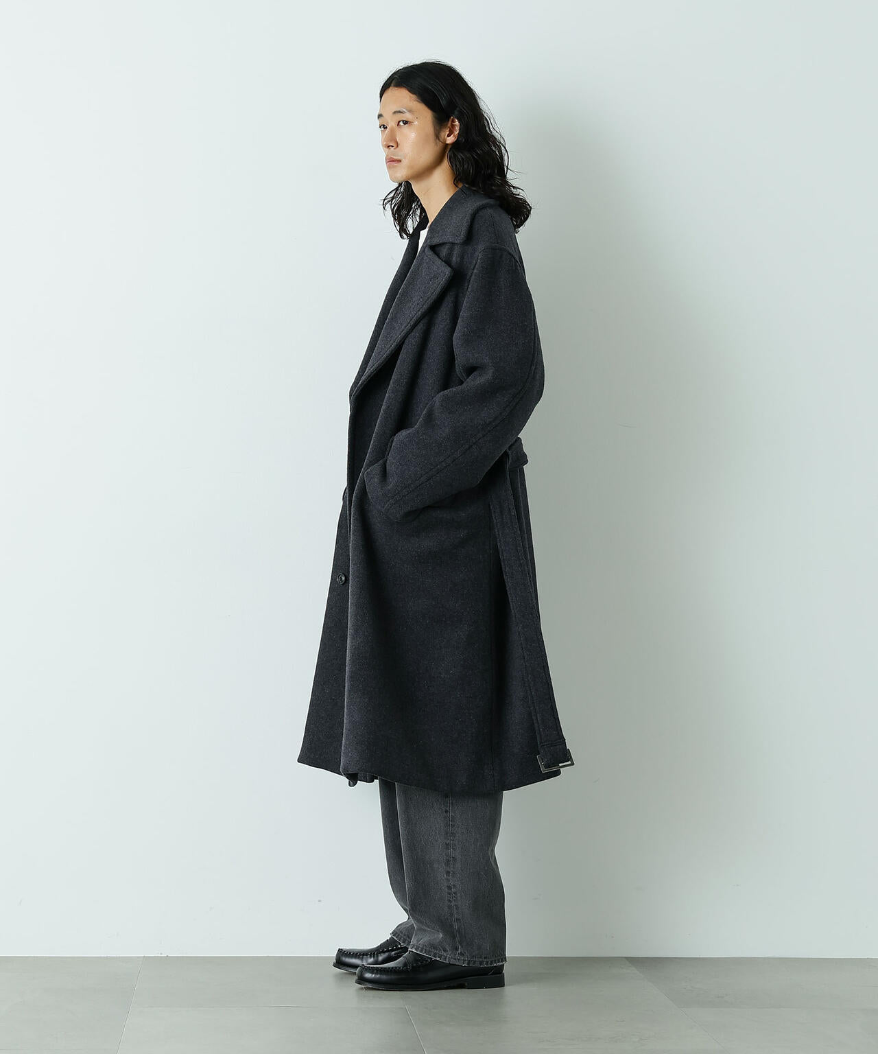 「HOTEL PALACE」ウールカシミヤ ロングコート 6685211210