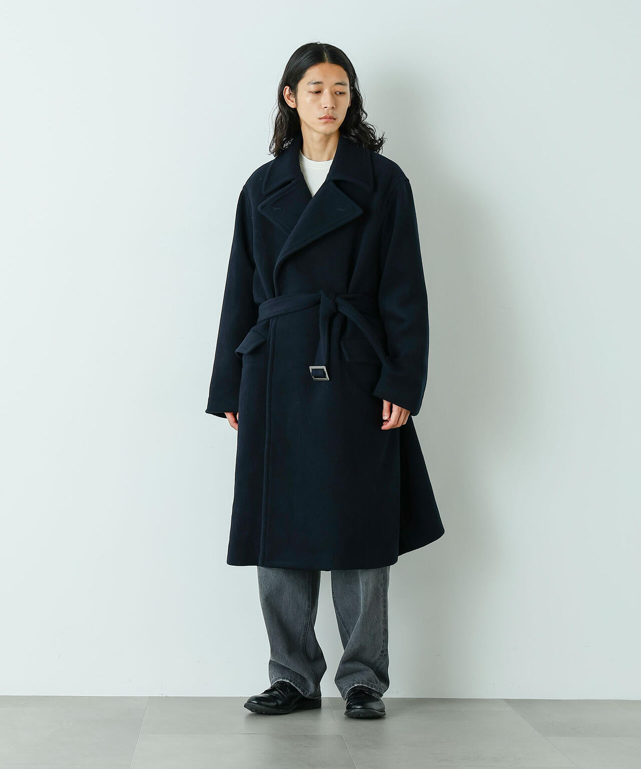 「HOTEL PALACE」ウールカシミヤ ロングコート 6685211210
