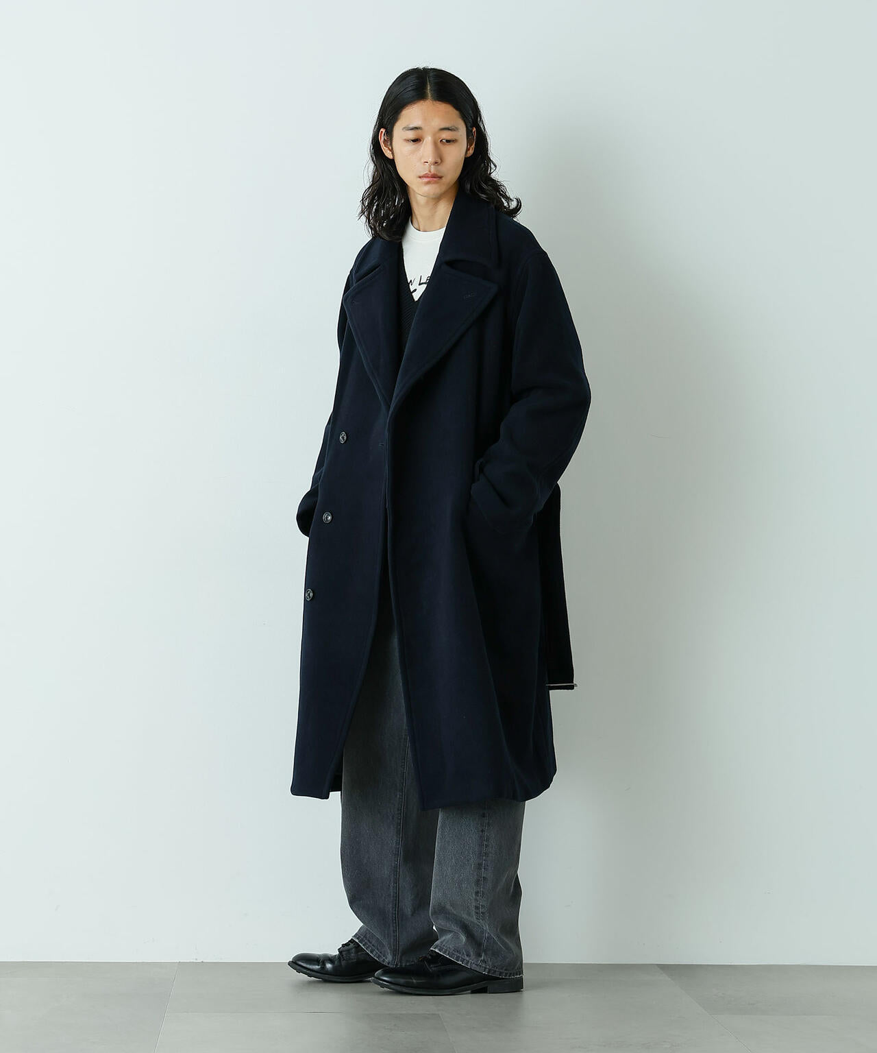 「HOTEL PALACE」ウールカシミヤ ロングコート 6685211210