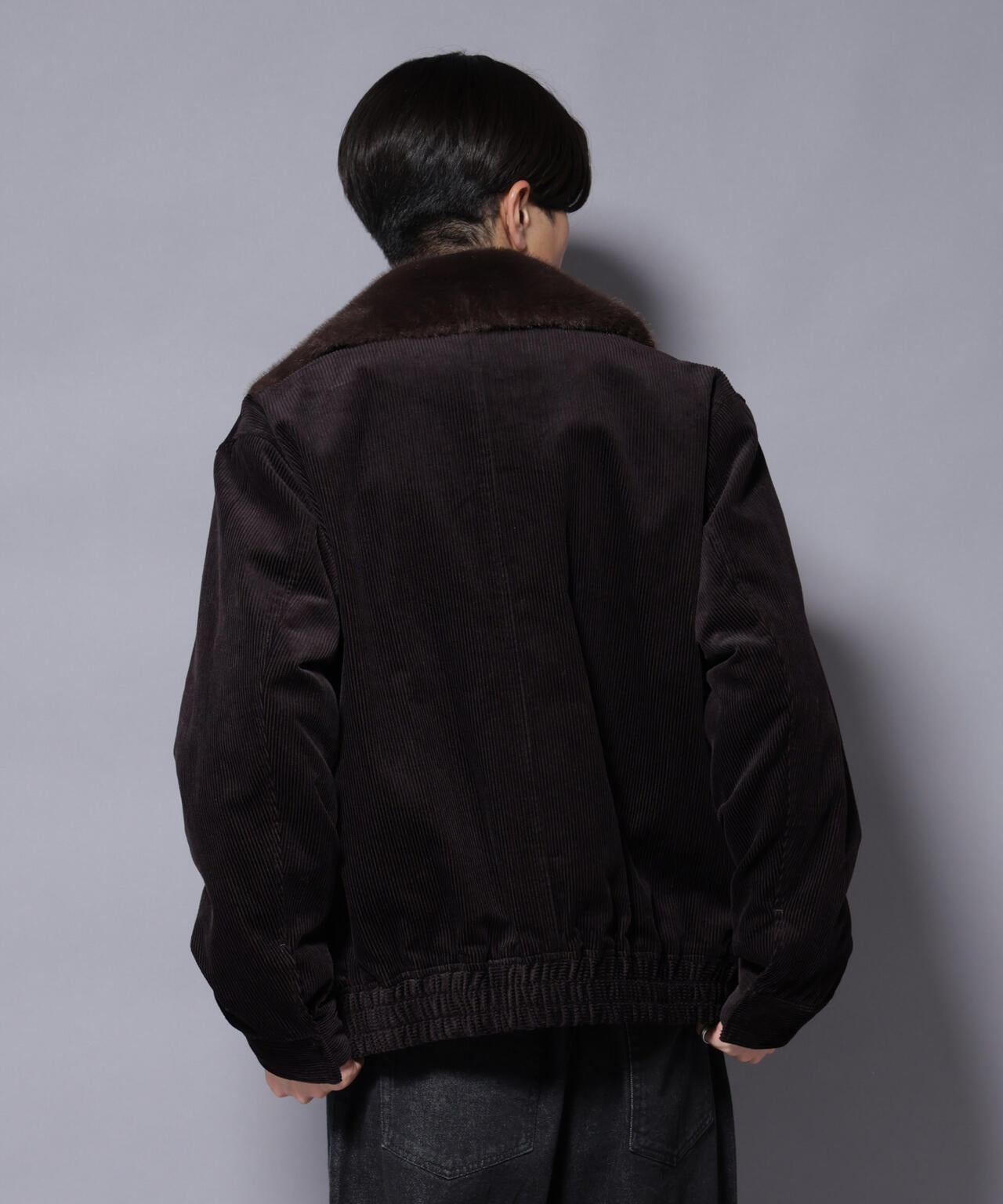 アタッチドカラー コットンコーデュロイブルゾン 6685212222