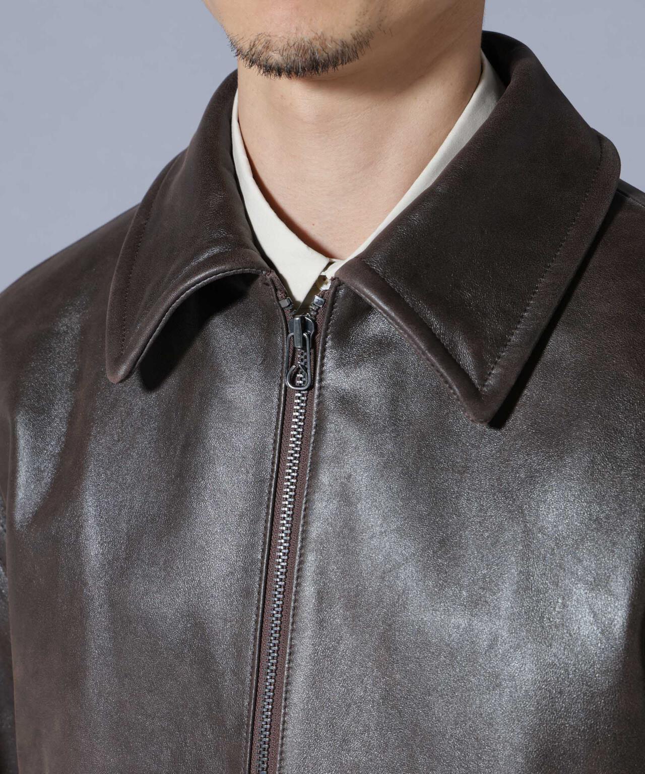 ｢ASSEMBLANC｣ ディストレスシープバルーンボンバージャケット 6685213204