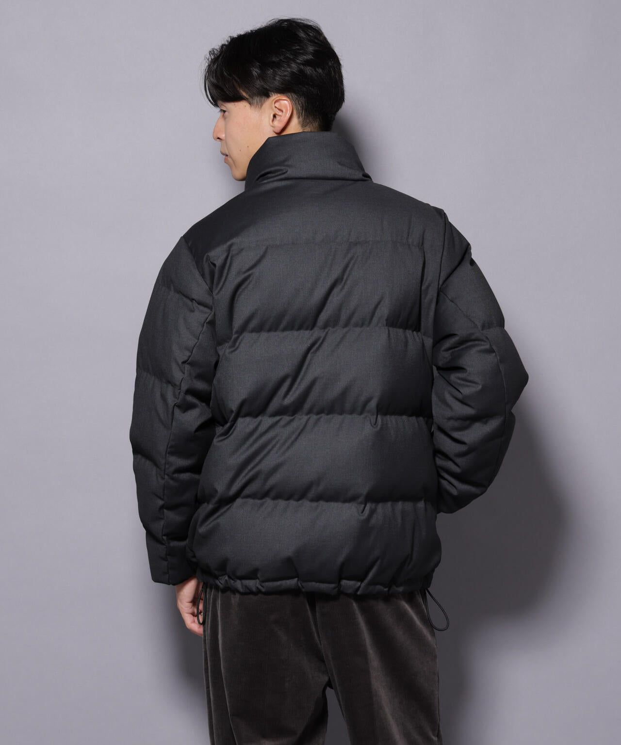 DELEGANTE エアリーサキソニー／グレンチェックTAIONダウンジャケット 6685214206