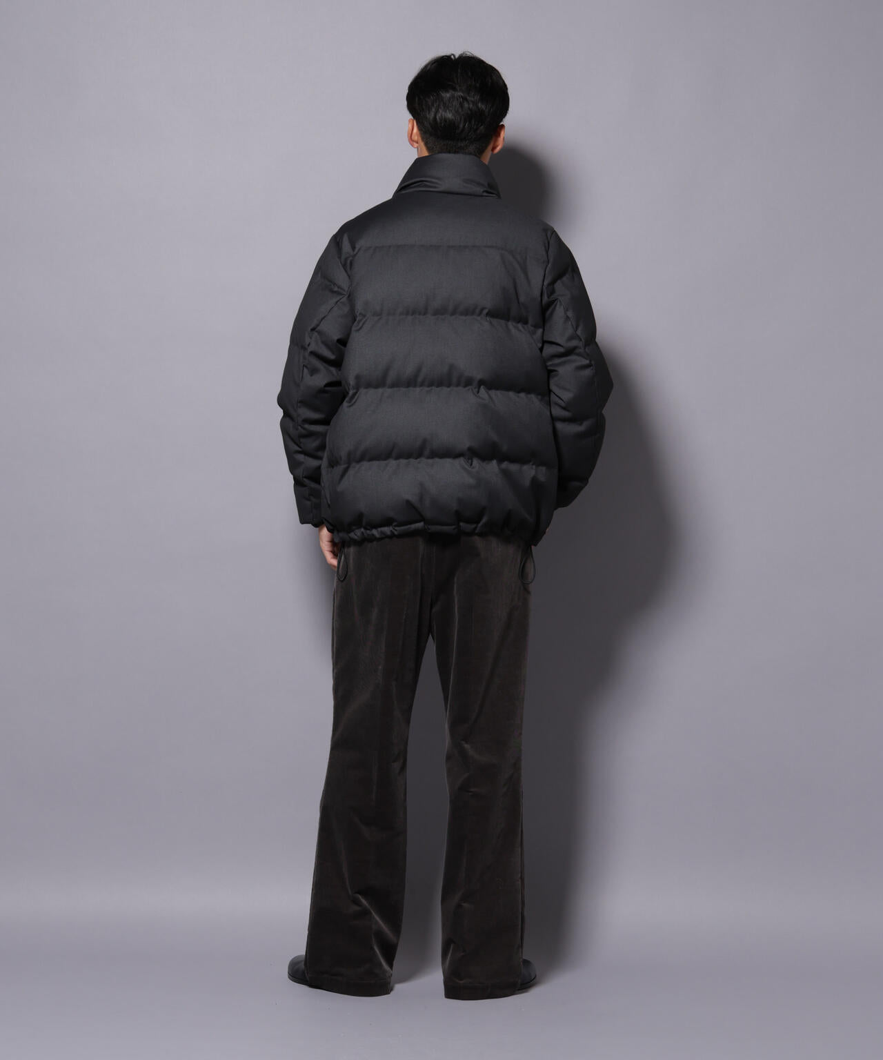 DELEGANTE エアリーサキソニー／グレンチェックTAIONダウンジャケット 6685214206