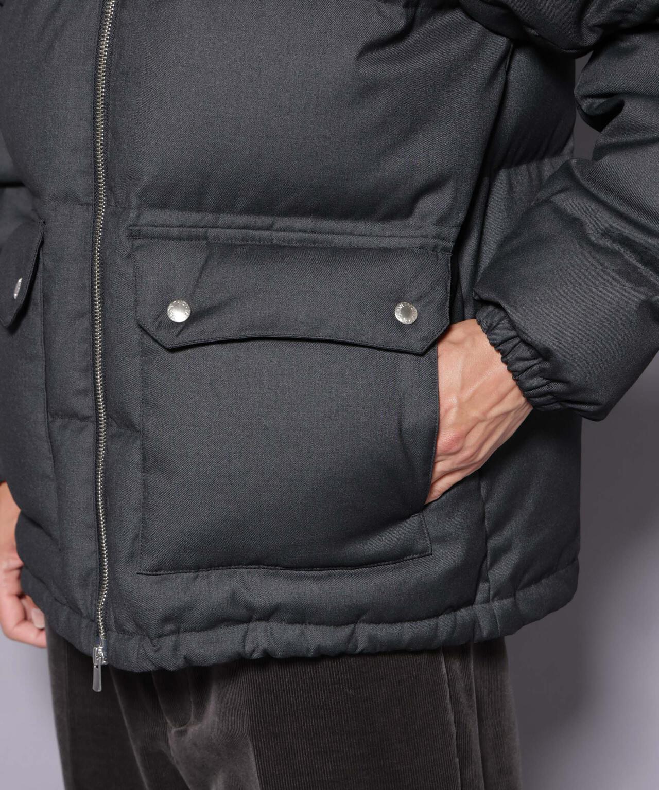 DELEGANTE エアリーサキソニー／グレンチェックTAIONダウンジャケット 6685214206