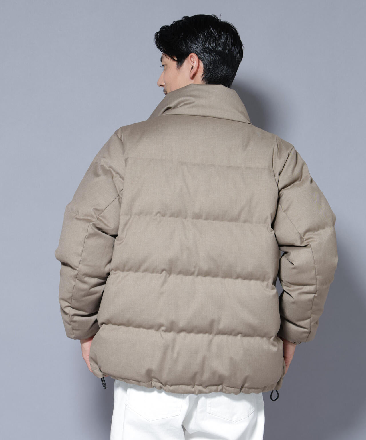 DELEGANTE エアリーサキソニー／グレンチェックTAIONダウンジャケット 6685214206