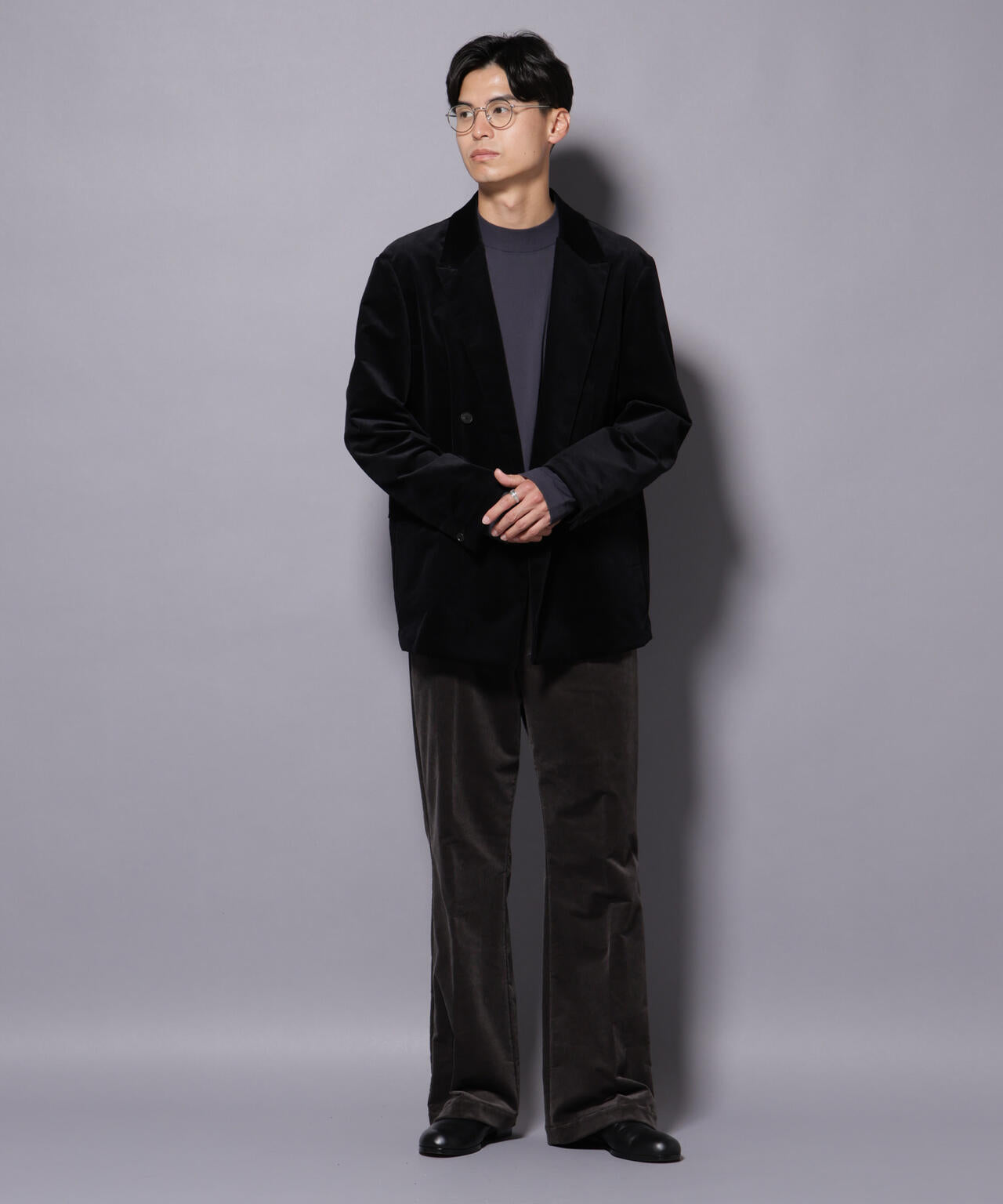 AIRコーデュロイ ダブルブレストジャケット/STRETCH（セットアップ可） 6685216205