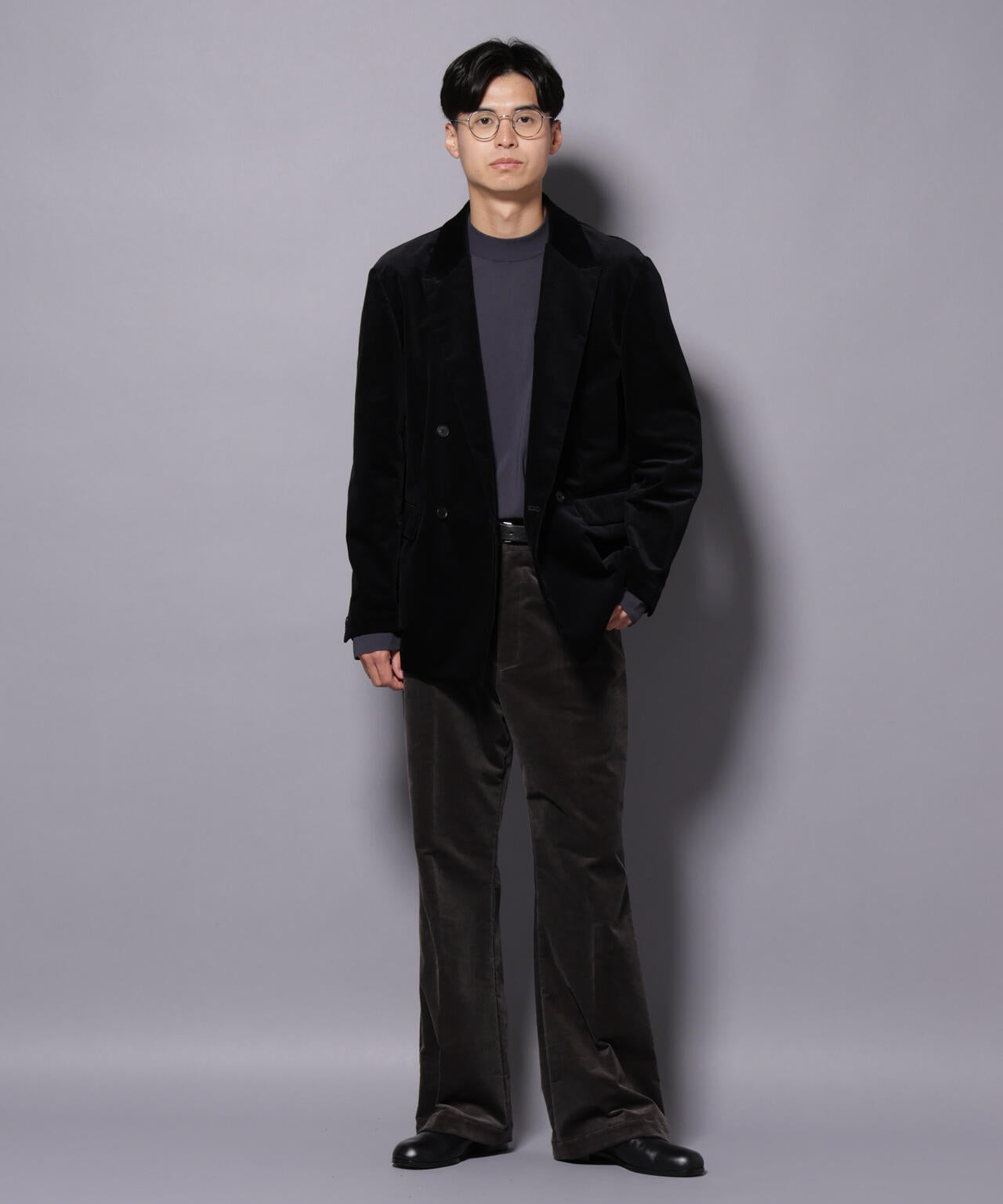 AIRコーデュロイ ダブルブレストジャケット/STRETCH（セットアップ可） 6685216205