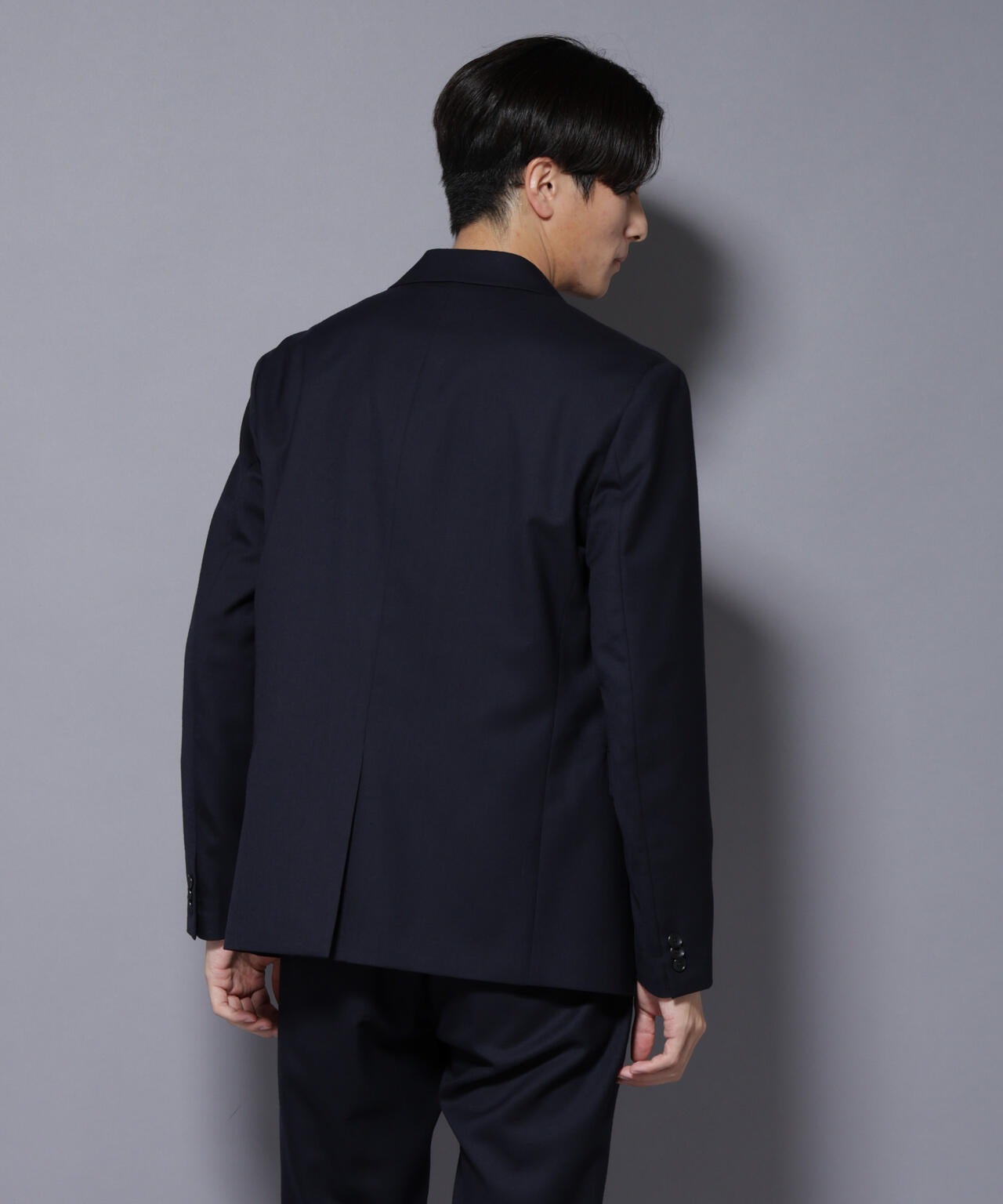 「N JACKET PREMIUM」RENU(R) ウール混洗えるサキソニージャケット（セットアップ可） 6685217205