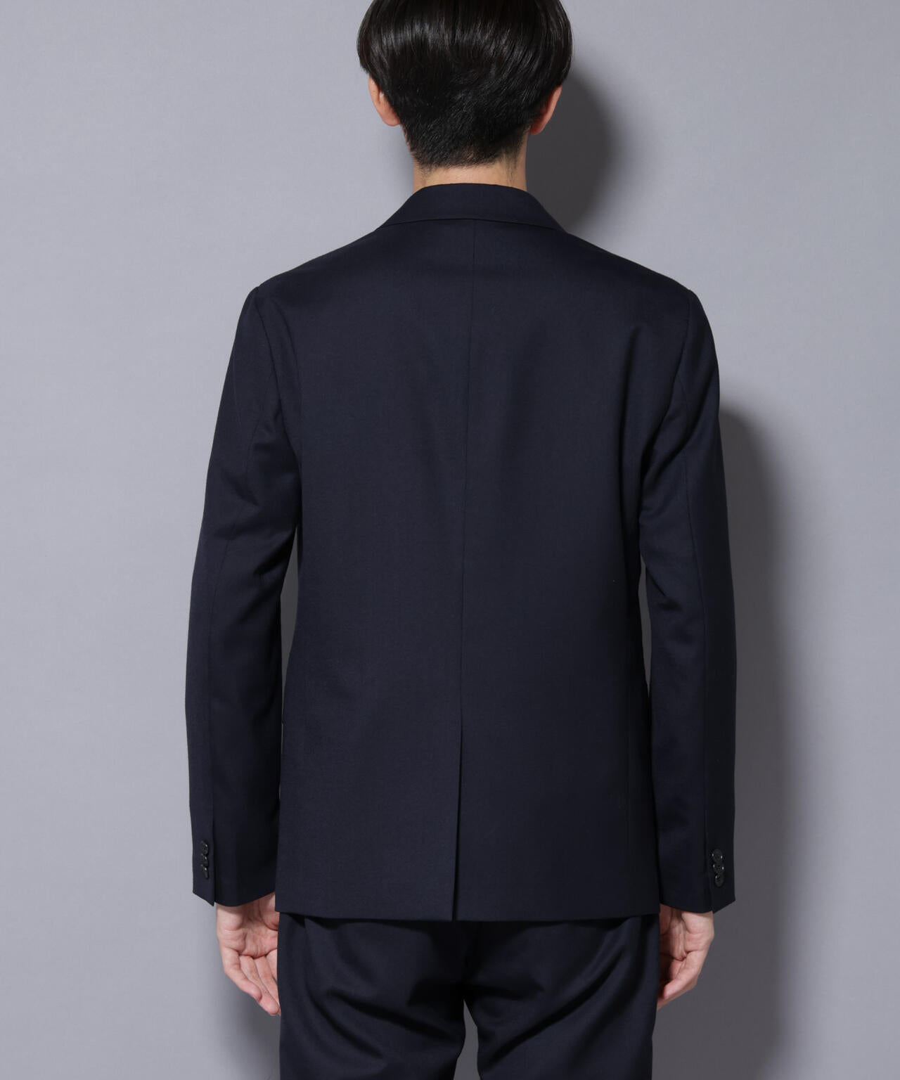 「N JACKET PREMIUM」RENU(R) ウール混洗えるサキソニージャケット（セットアップ可） 6685217205