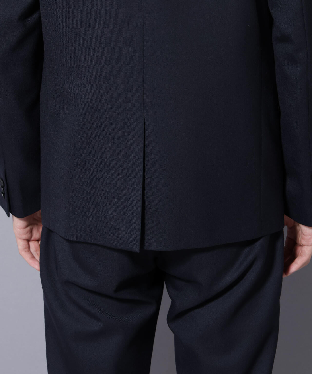 「N JACKET PREMIUM」RENU(R) ウール混洗えるサキソニージャケット（セットアップ可） 6685217205