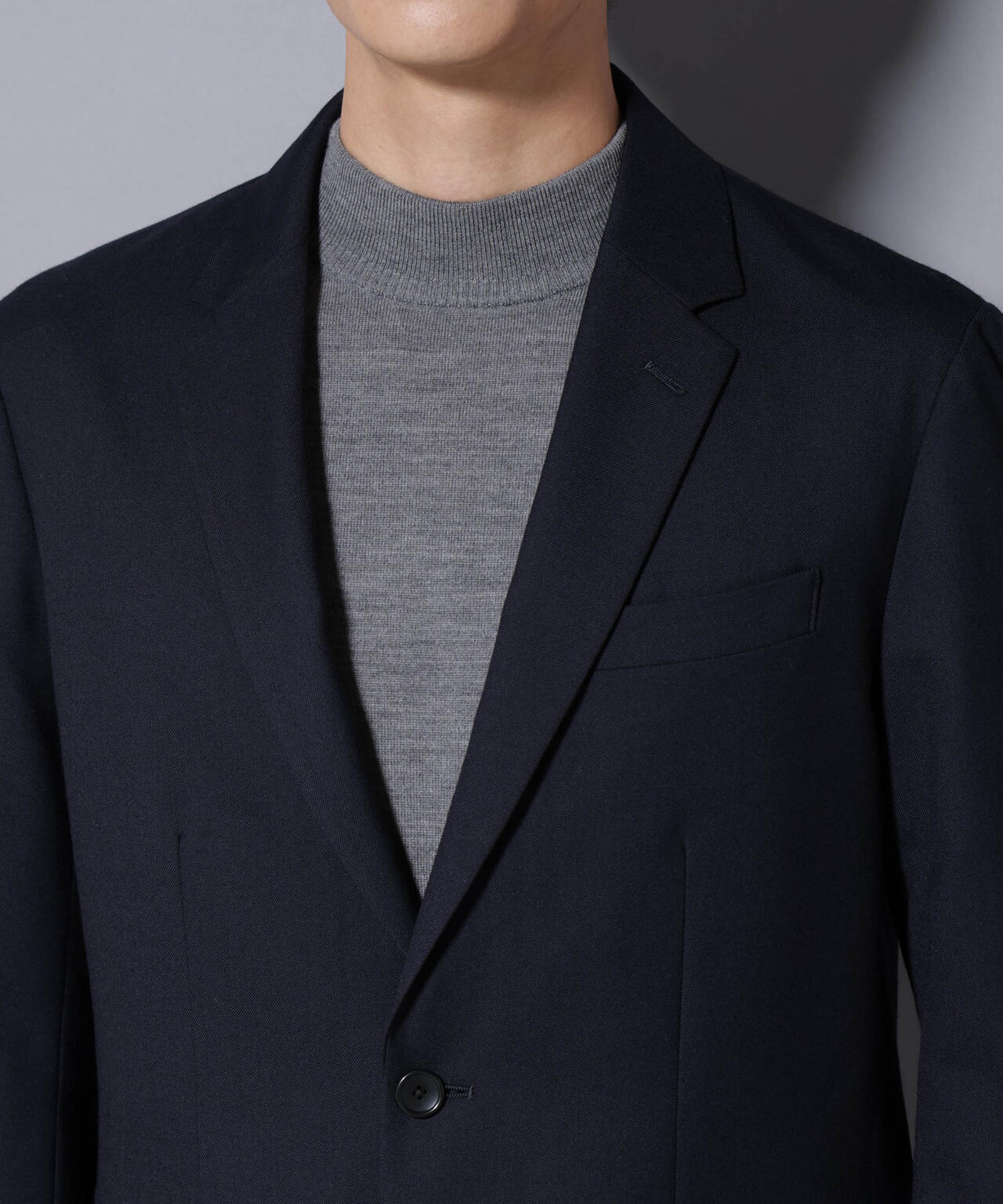 「N JACKET PREMIUM」RENU(R) ウール混洗えるサキソニージャケット（セットアップ可） 6685217205