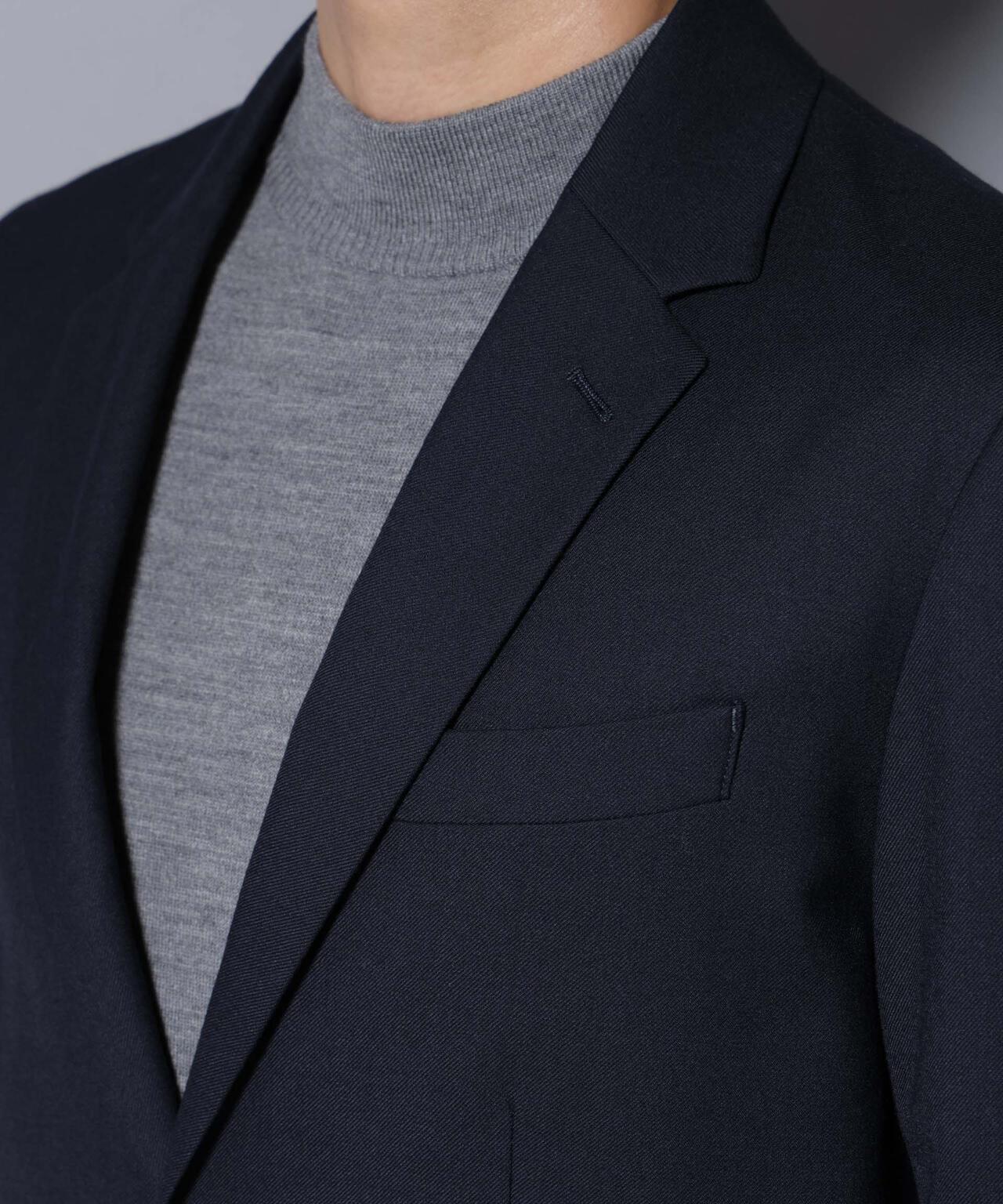 「N JACKET PREMIUM」RENU(R) ウール混洗えるサキソニージャケット（セットアップ可） 6685217205