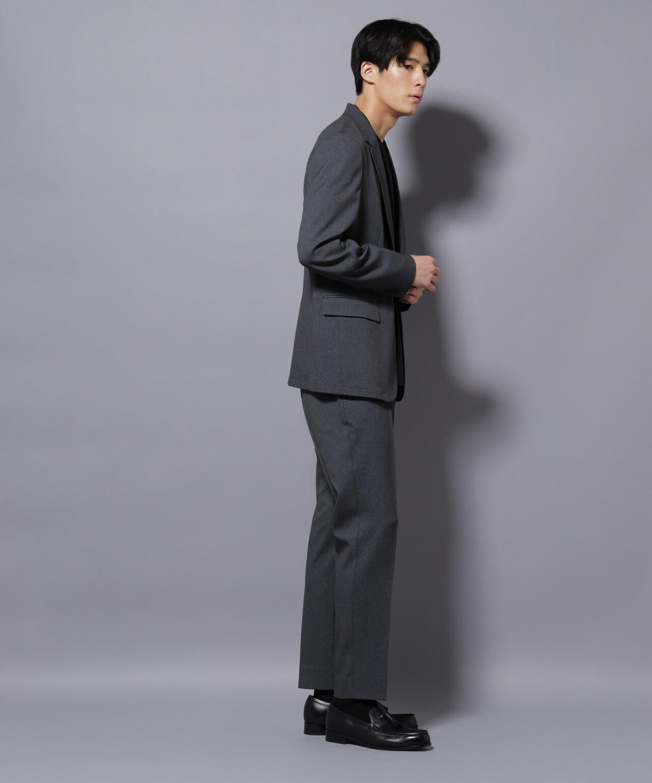 ｢Damerino｣LANATEC(R)シャークスキンセットアップ防シワ形態安定 6685218201