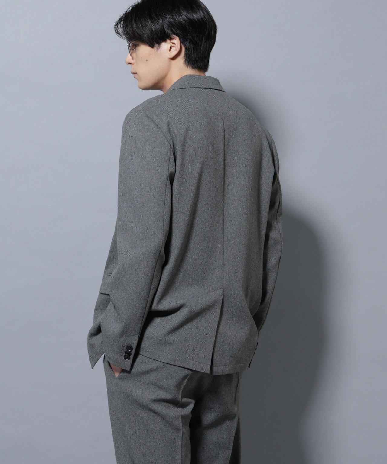 「Damerino」LANATEC(R)メランジオックスストレッチセットアップ 6685218202