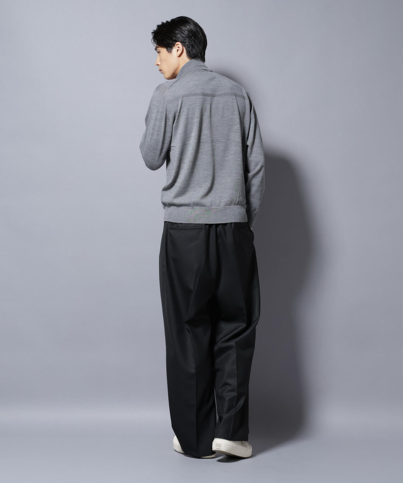 「毛玉レスニット」ファインゲージタートルネック 6685222204