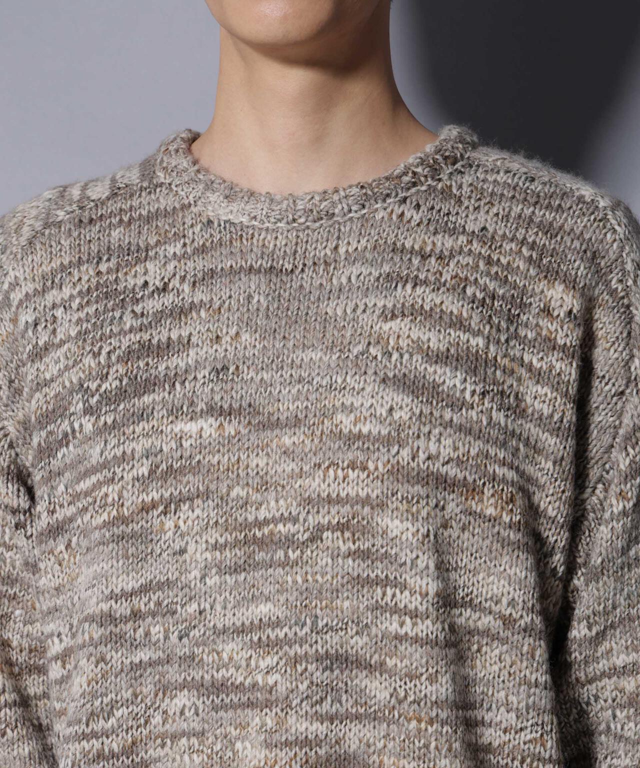 ｢COFIL｣ PAVONE HOLIDAY メランジクルーネックニット 6685222237