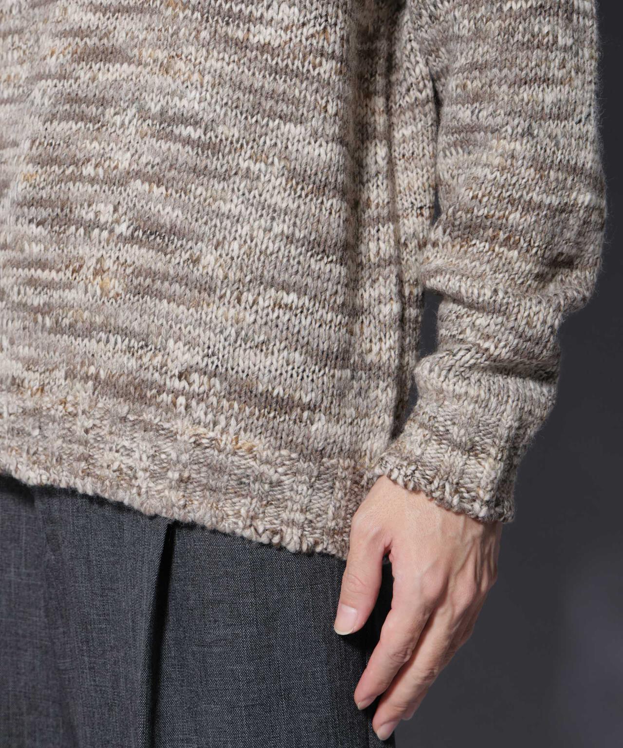 ｢COFIL｣ PAVONE HOLIDAY メランジクルーネックニット 6685222237