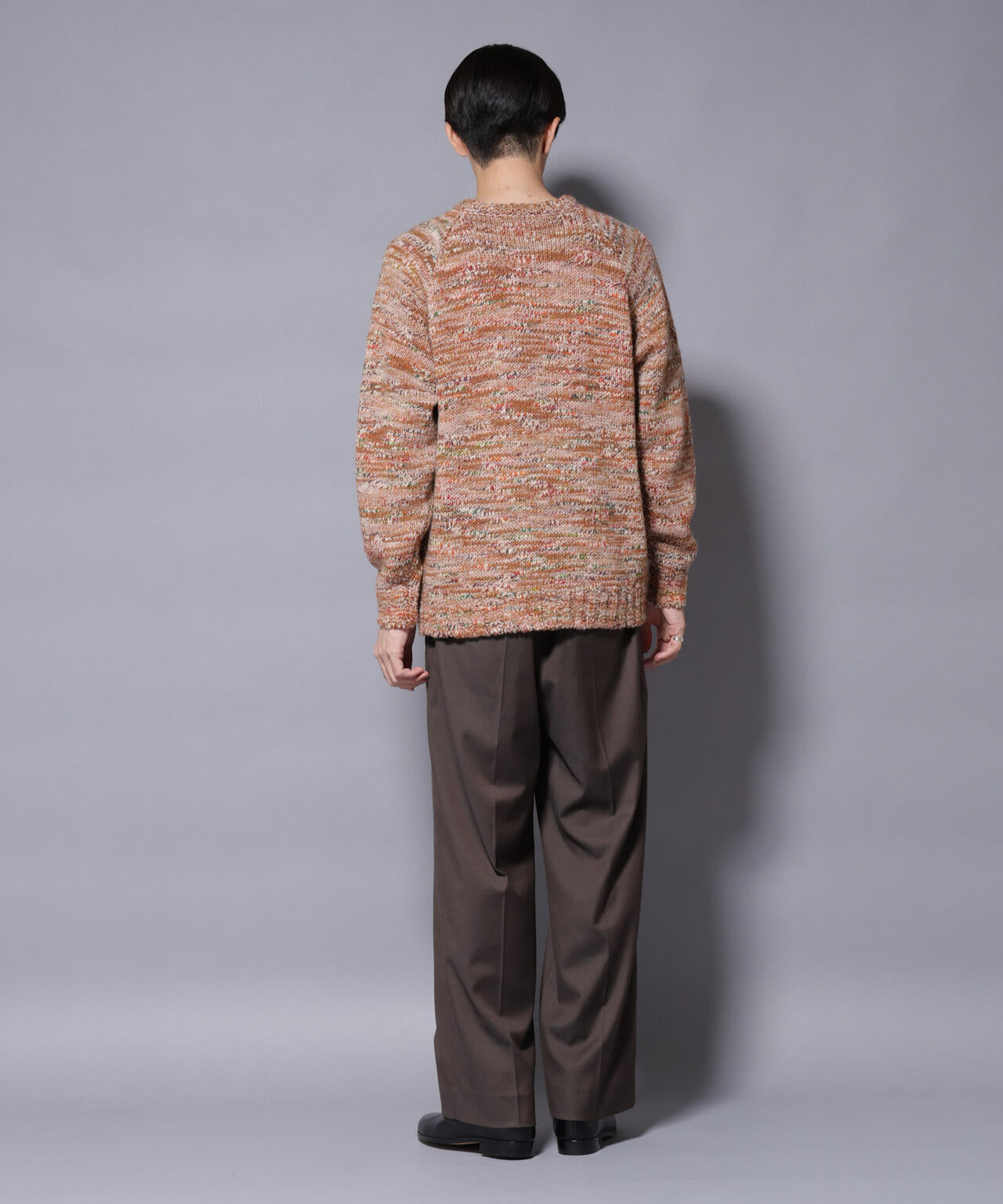 ｢COFIL｣ PAVONE HOLIDAY メランジクルーネックニット 6685222237